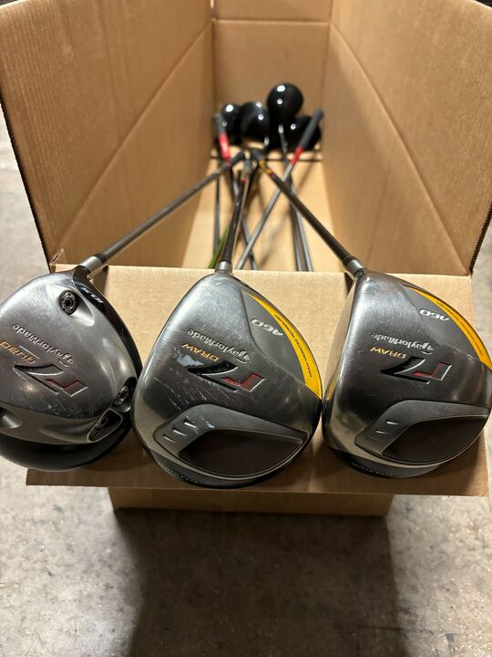 Wholesale Lot of 10 TaylorMade R7 Draw and R& Quad Drivers-Next Round
