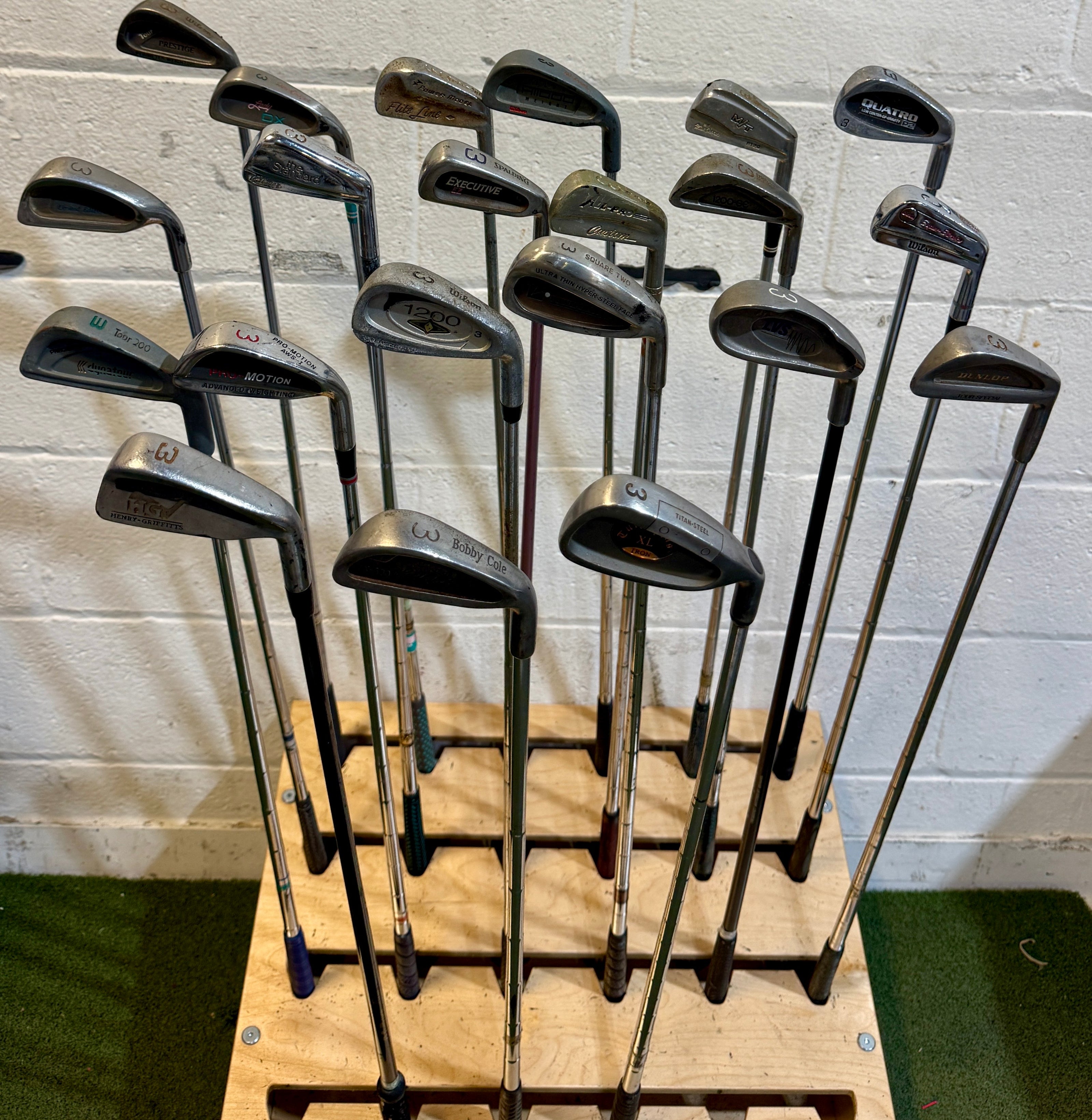 Wholesale Lot of 45 Golf Clubs - Assorted Single Irons-Next Round