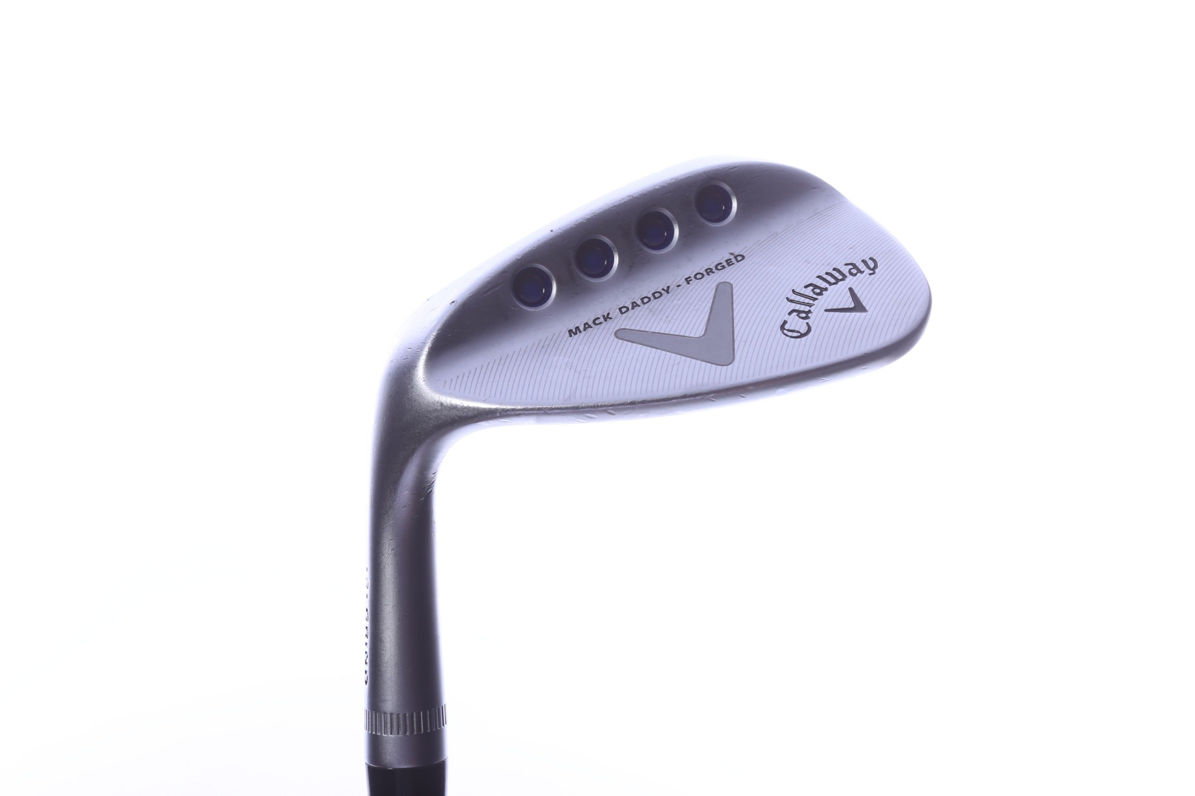 Used Callaway Mack Daddy Forged Satin Chrome Approach Wedge - Left-Handed - 52 Degrees - Stiff Flex