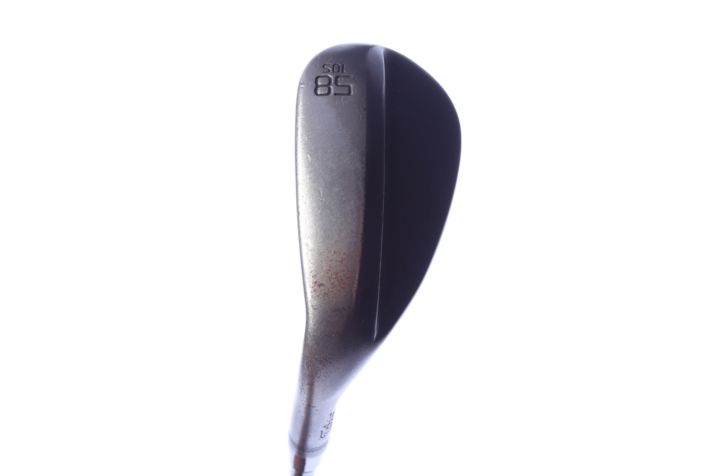 Used Titleist Vokey SM9 Jet Black Lob Wedge - Left-Handed - 58 Degrees - Regular Plus Flex