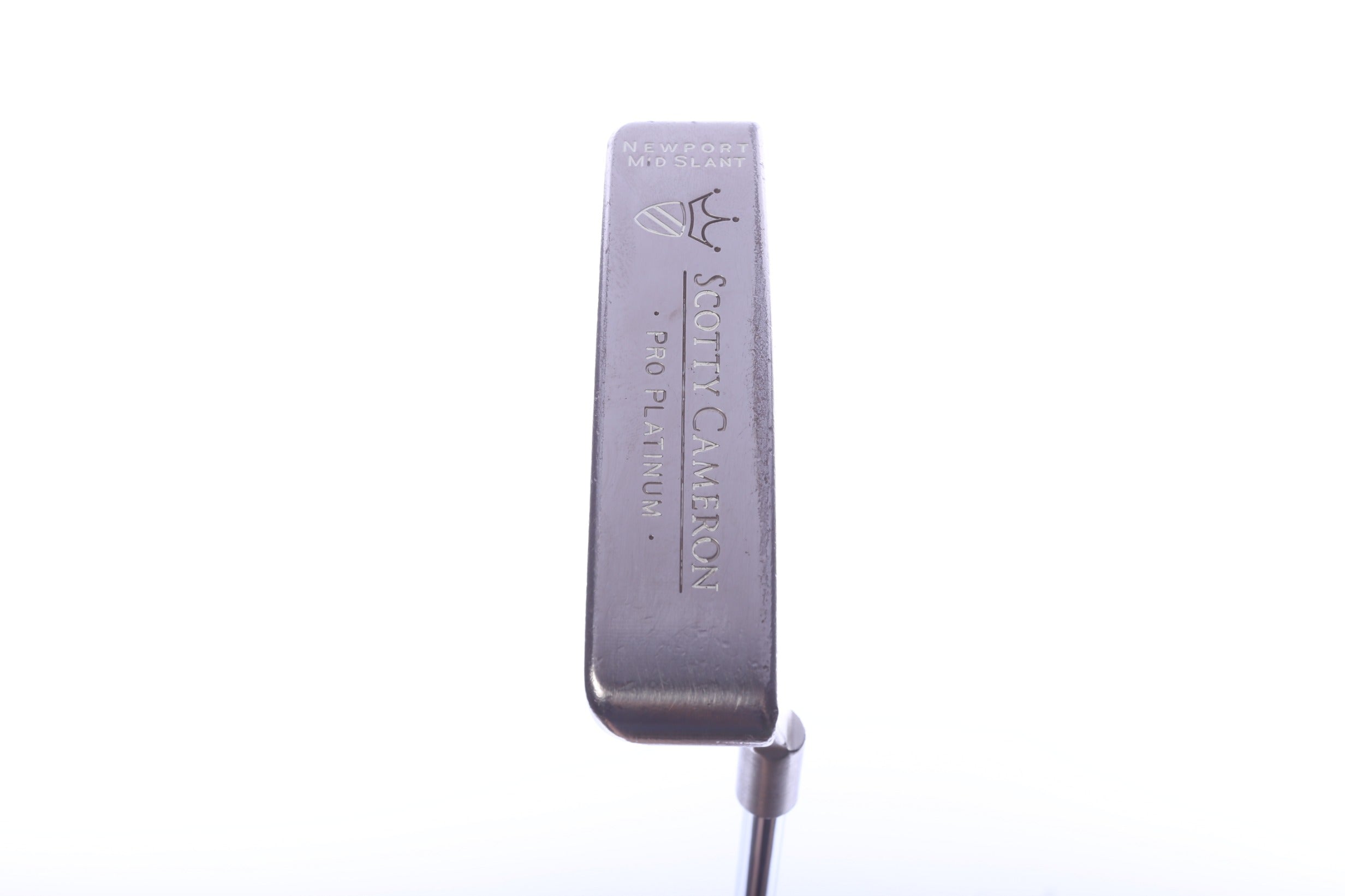 Used Titleist Scotty Cameron Pro Platinum Newport Mid Slant Putter - Right-Handed - 35 in - Blade