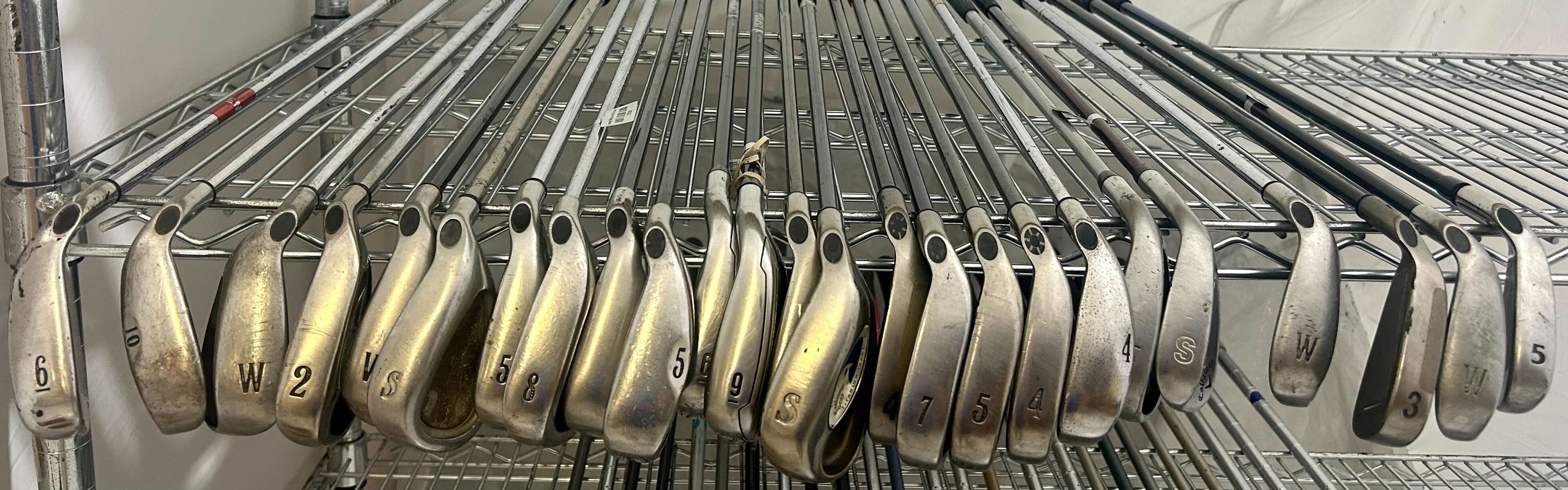 Wholesale Lot of 50 Golf Clubs - Right and Left handed - Assorted Callaway Irons-Next Round