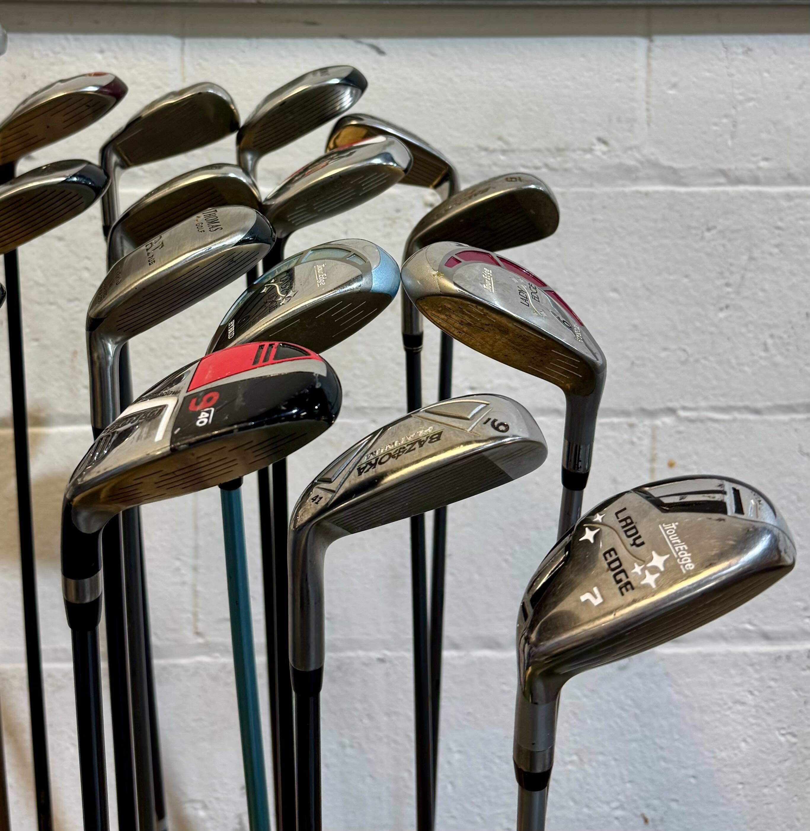 Wholesale Lot of 40 Golf Clubs - Assorted Hybrids-Next Round