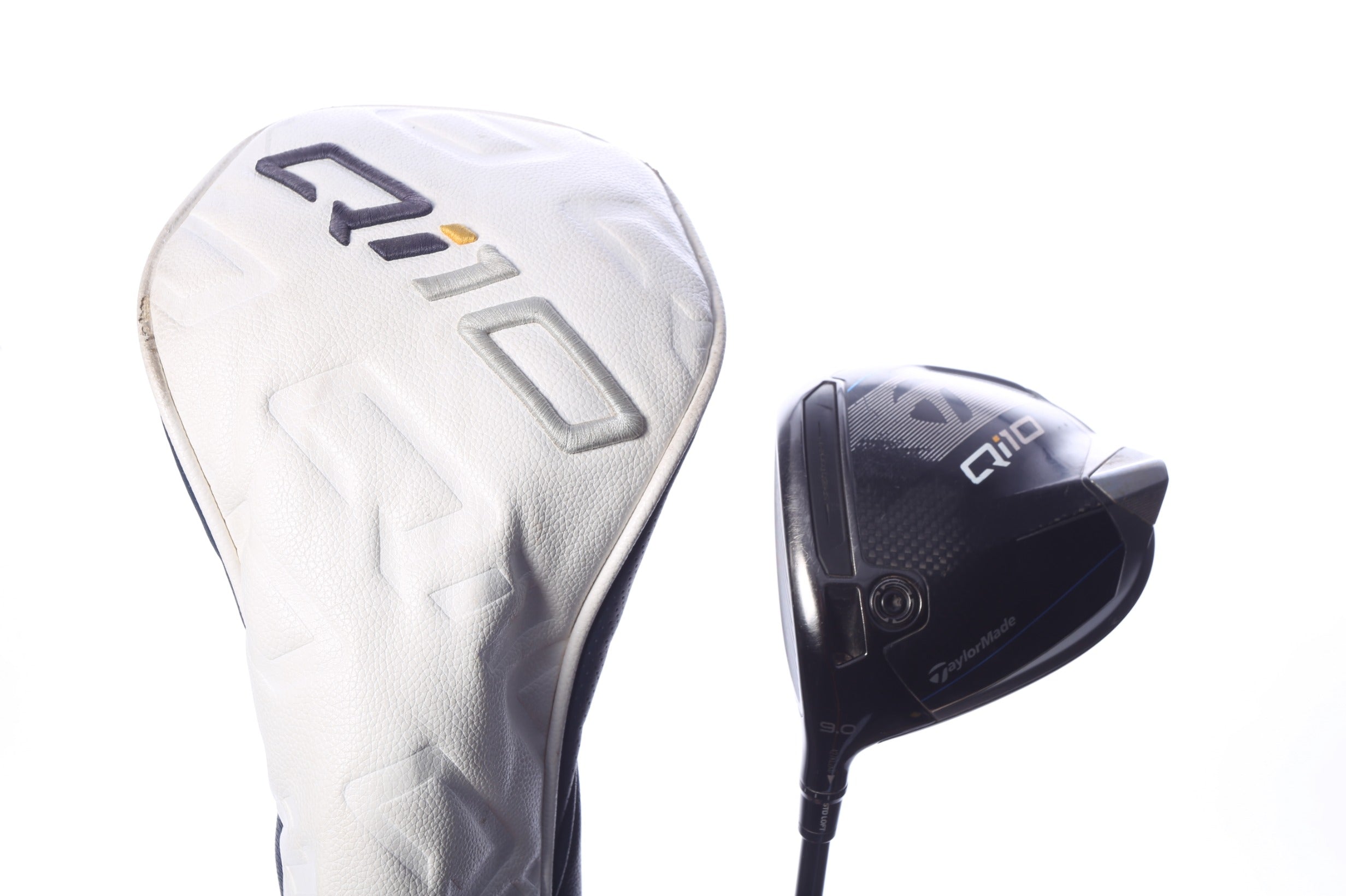 Used TaylorMade Qi10 Driver - 9 Degrees - Stiff Flex Mitsubishi C6 Blue - Left-Handed-Next Round