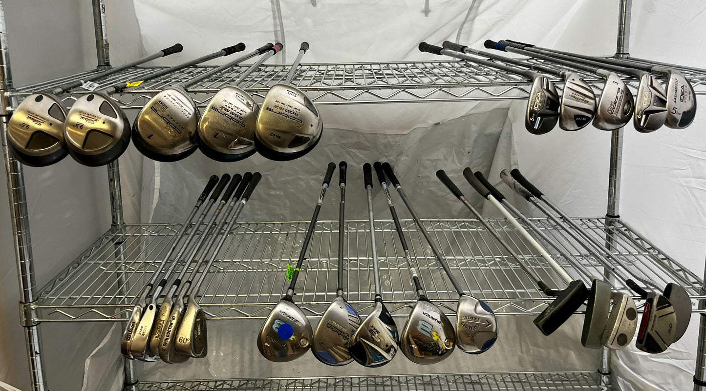 Wholesale Lot of 25 Golf Clubs - Golf Club Sets-Next Round