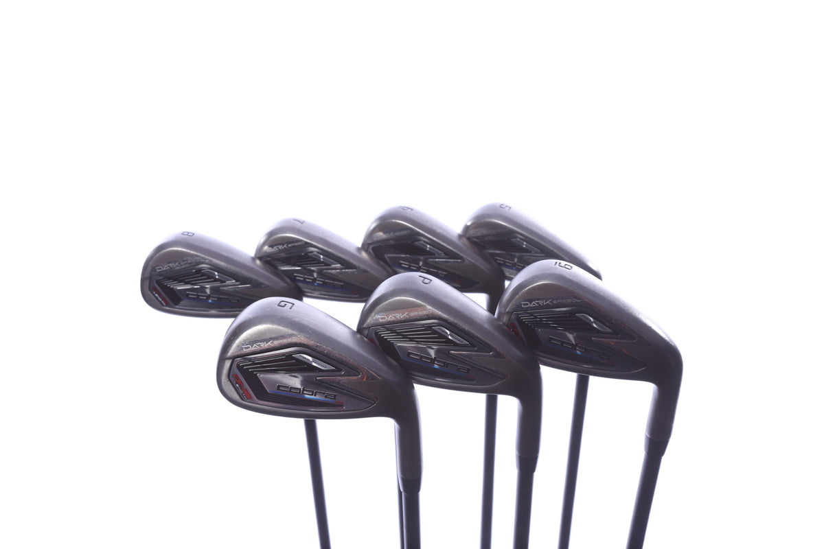 Used Cobra Darkspeed One Length Iron Set - Right-Handed - 5-PW, GW - Seniors Flex