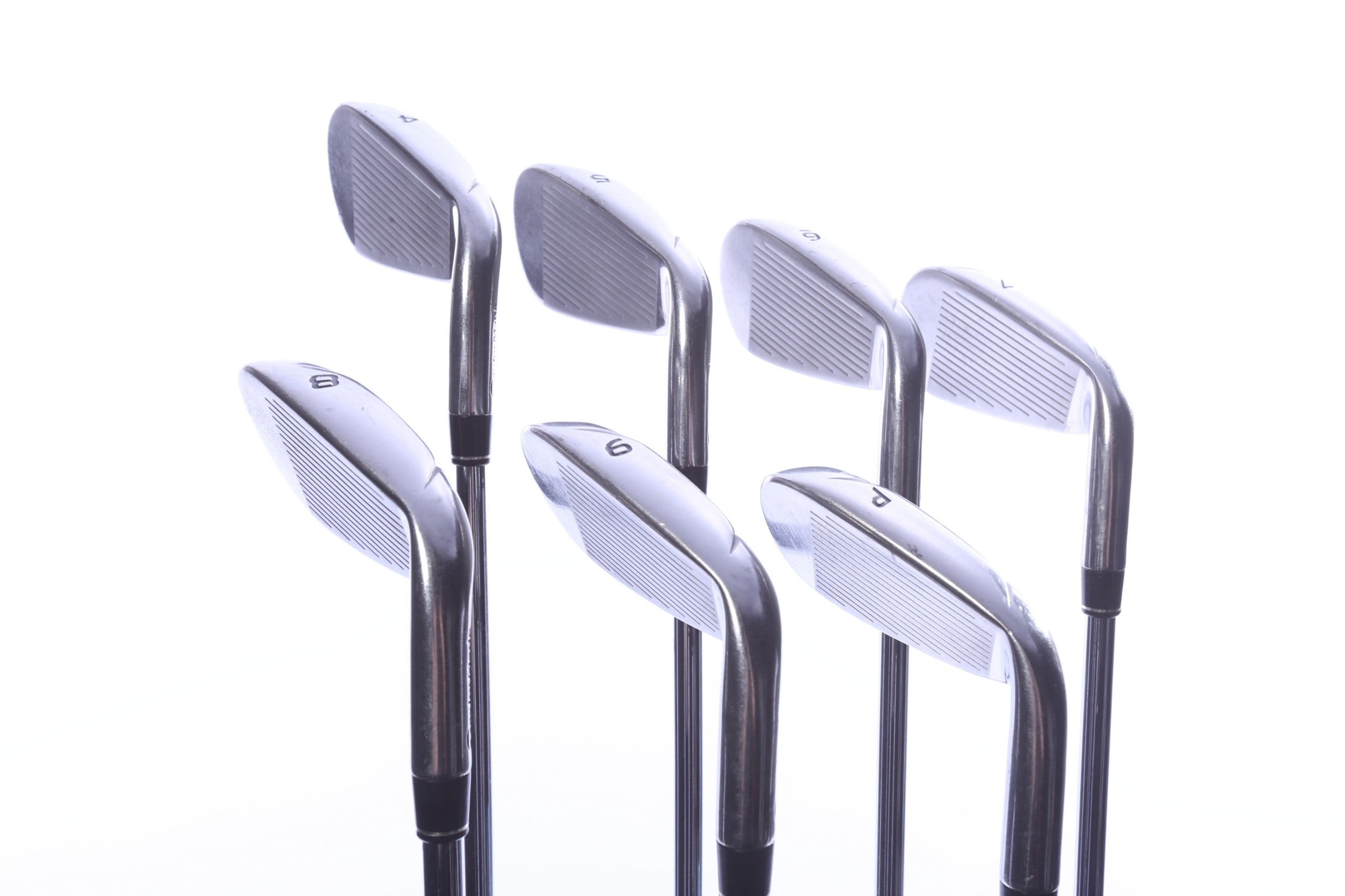 Used TaylorMade Burner 2.0 Iron Set - Left-Handed - 4-PW - Stiff Flex