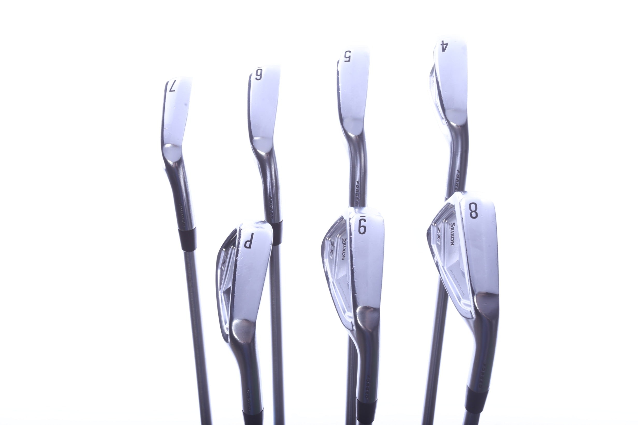 Used Srixon ZX5 / ZX7 Combo Iron Set - Right-Handed - 4-PW - Stiff Flex
