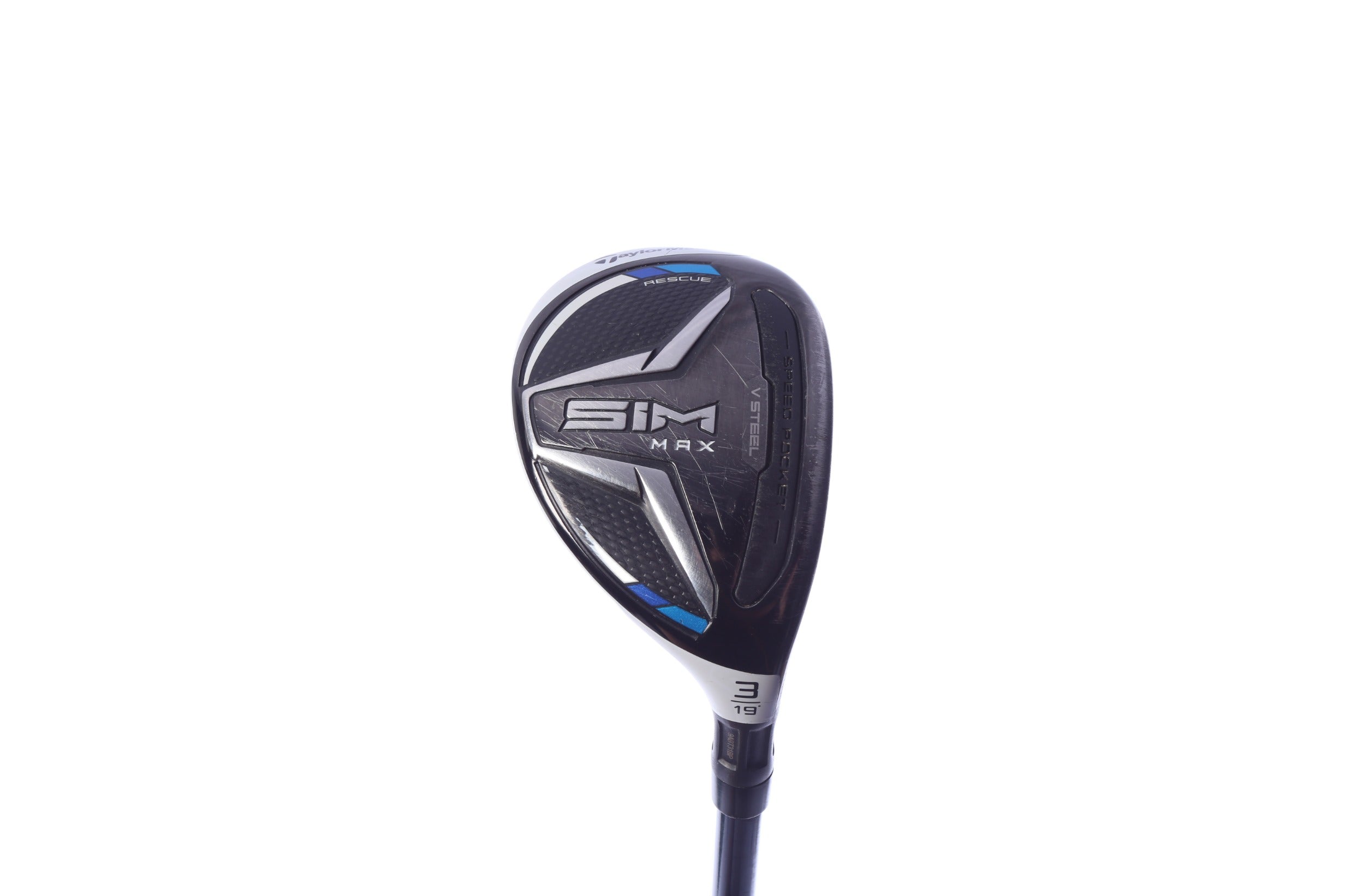 Used TaylorMade SIM MAX 3H Hybrid - Right-Handed - 19 Degrees - Regular Flex