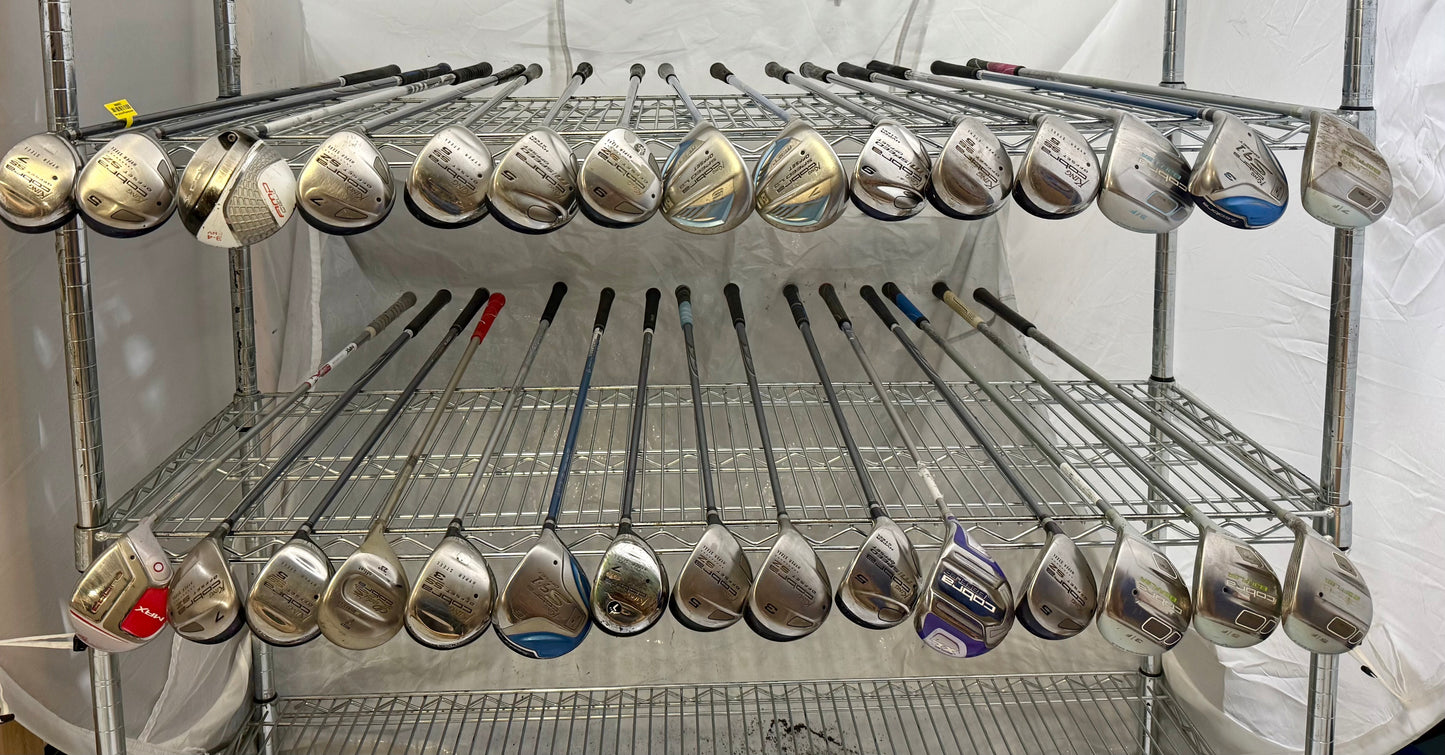 Wholesale Lot of 30 Golf Clubs - Cobra Fairway Woods-Next Round
