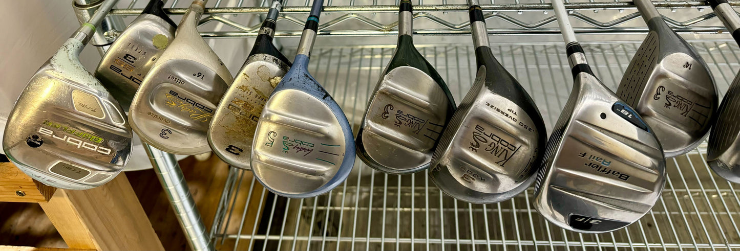 Wholesale Lot of 40 Golf Clubs - Cobra Fairway Woods - Right/Left Handed-Next Round