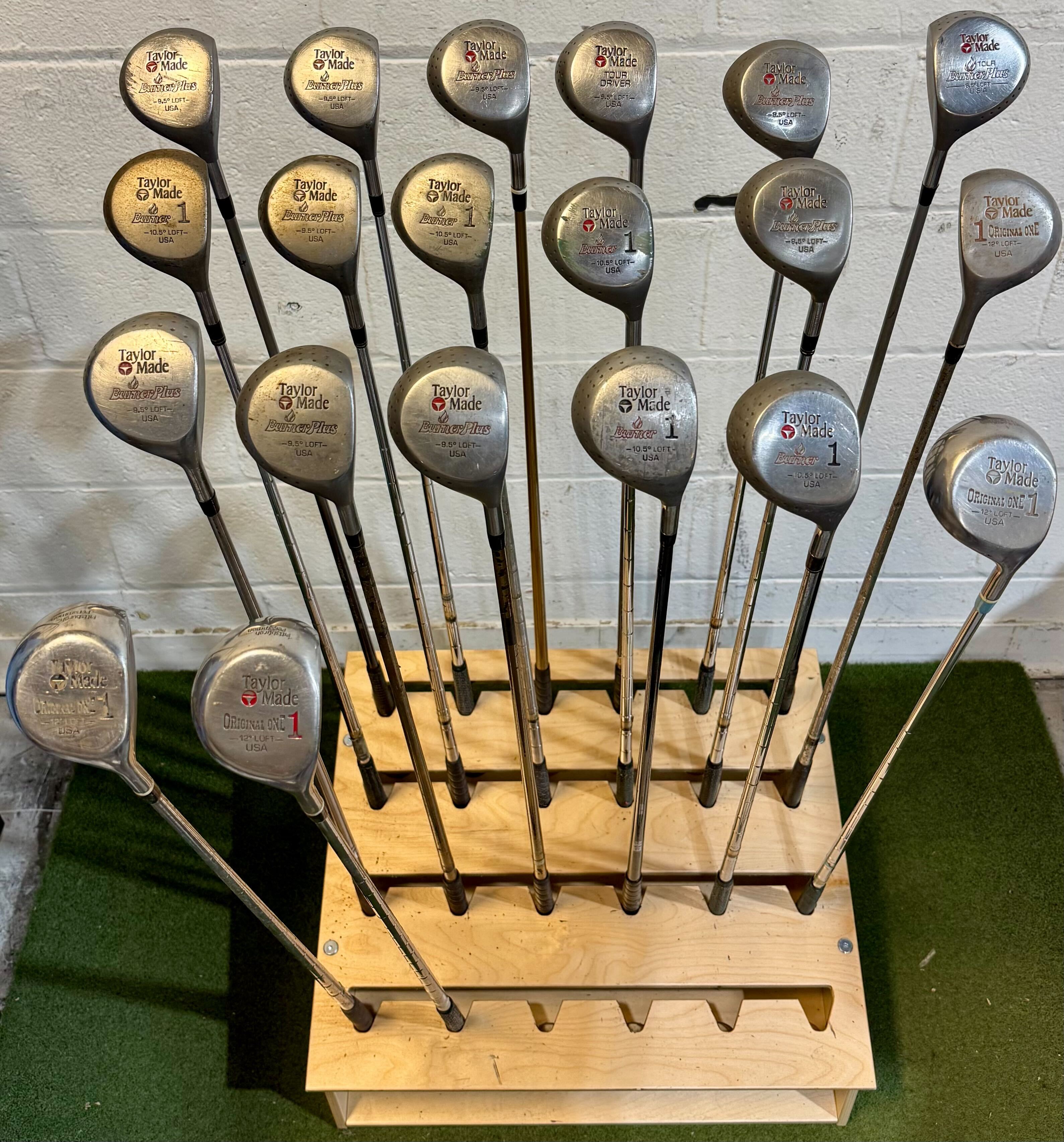 Wholesale Lot of 40 Golf Clubs - TaylorMade Drivers - Vintage Metalwoods-Next Round