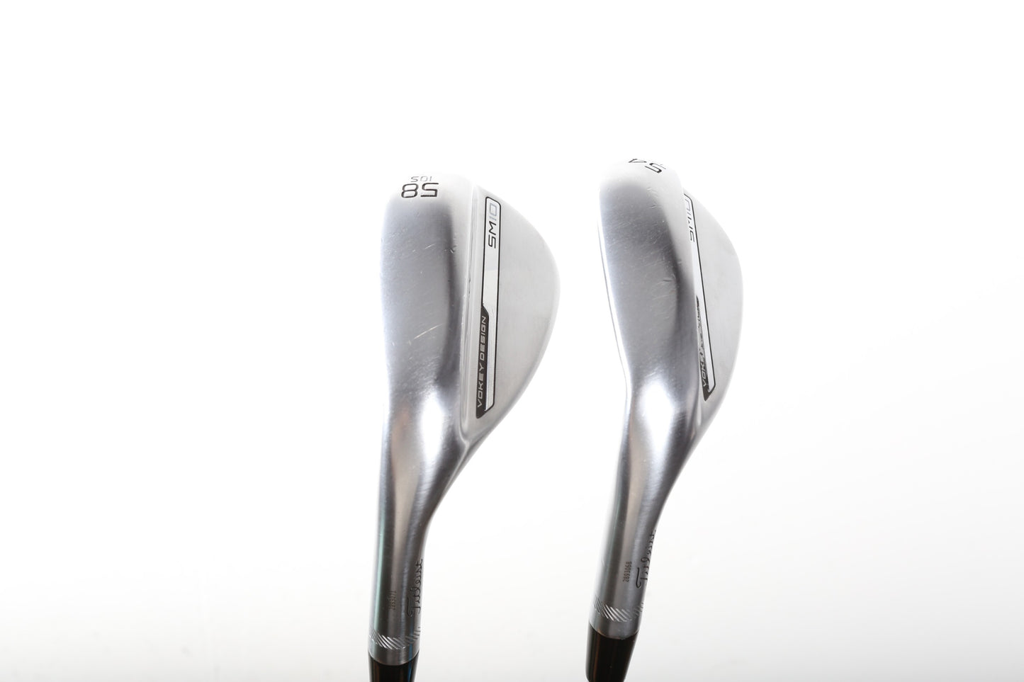 Used Titleist Vokey SM10 Tour Chrome Wedge Set - Left-Handed - 54*, 58* - Wedge Flex-Next Round