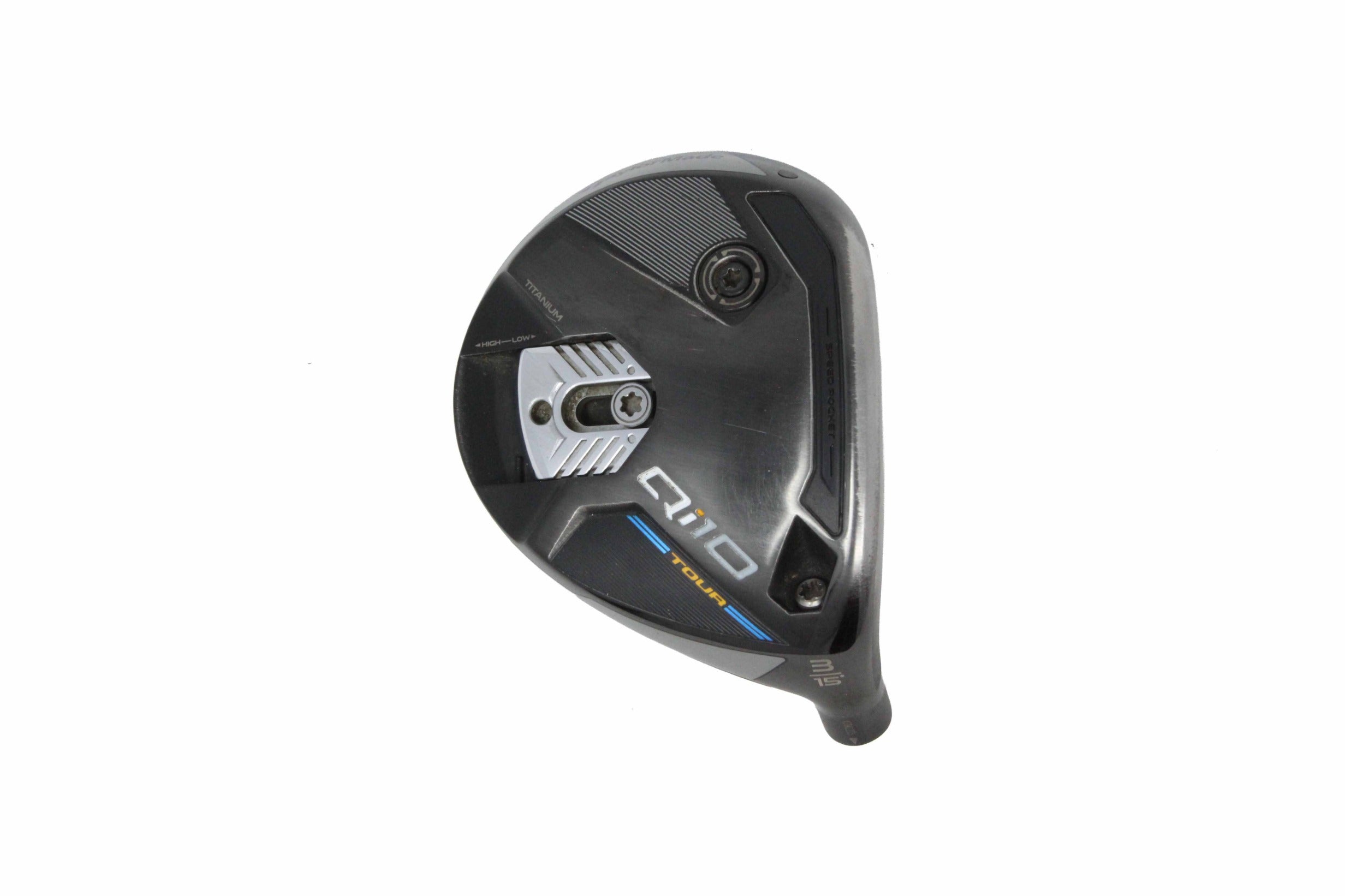 Used TaylorMade Qi10 Tour 3-Wood - HEAD ONLY - Right-Handed - 15 Degrees-Next Round