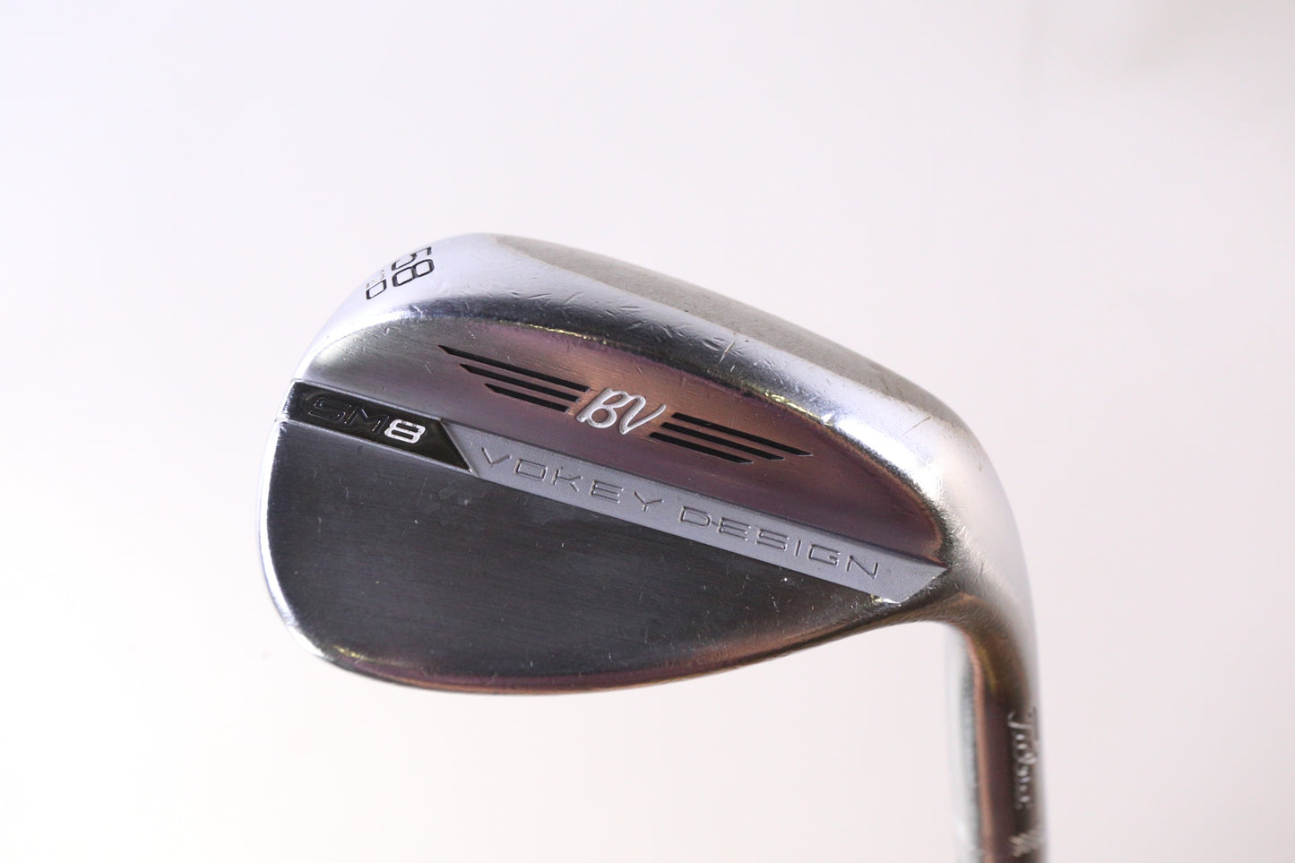 Used Titleist Vokey SM8 Tour Chrome D Grind Lob Wedge - Right-Handed - 58 Degrees - Stiff Flex-Next Round