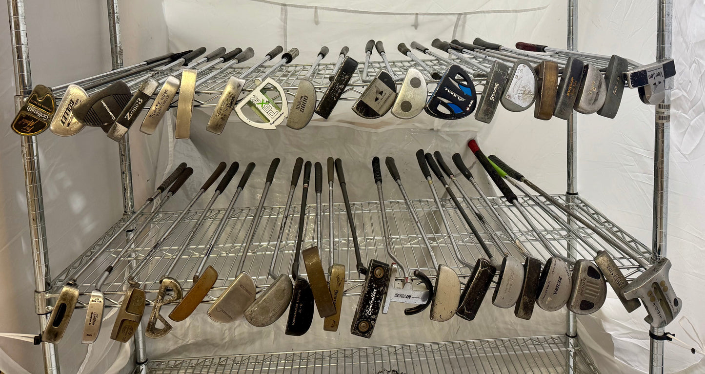 Wholesale Lot of 40 Golf Clubs - Blade & Mallet Putters-Next Round