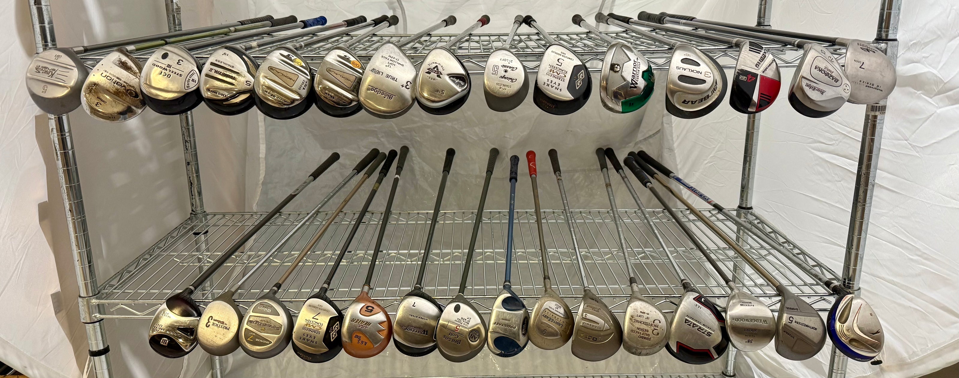 Wholesale Lot 30 Golf Clubs - Assorted Fairway Woods-Next Round