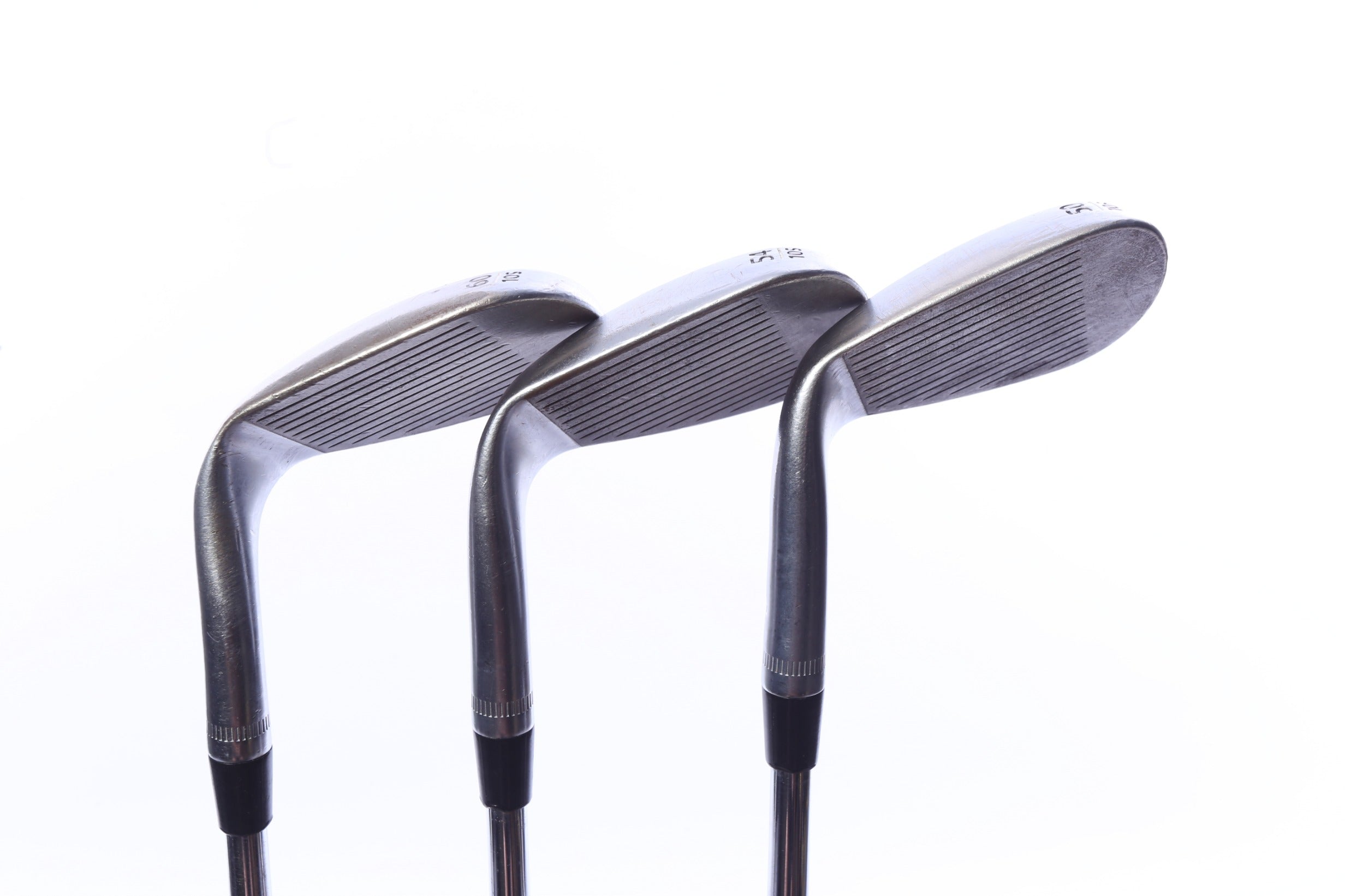 Used Callaway JAWS Forged Raw Wedge Set - Right-Handed - 50*, 54*, 60* - Wedge Flex
