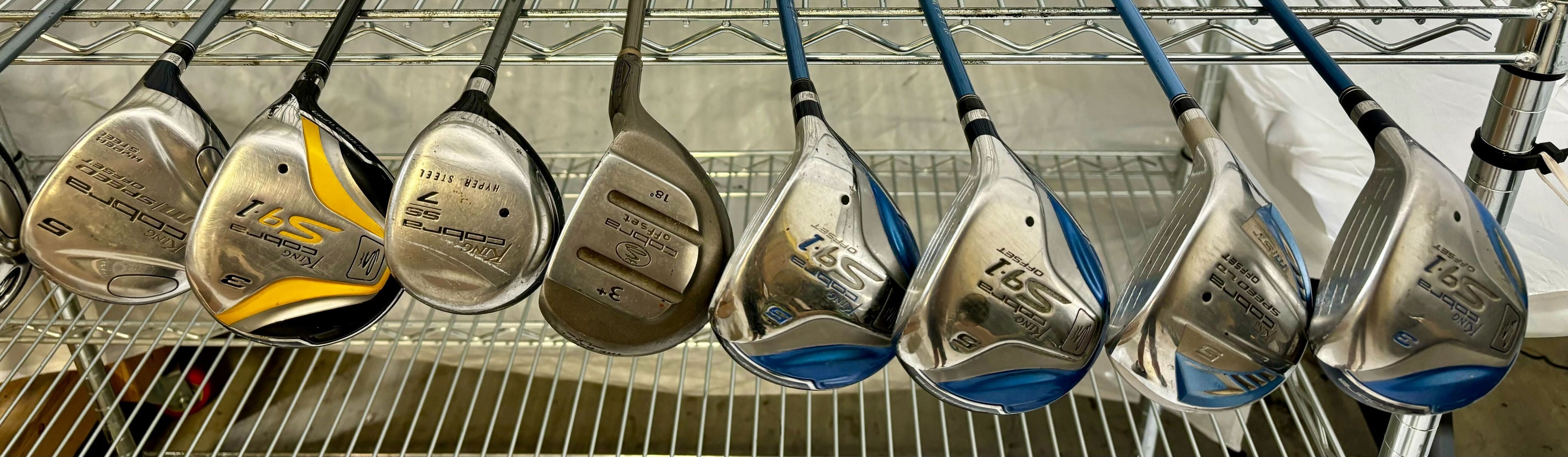Wholesale Lot of 30 Golf Clubs - Woods/Drivers - Cobra/Titleist - Right-Handed-Next Round