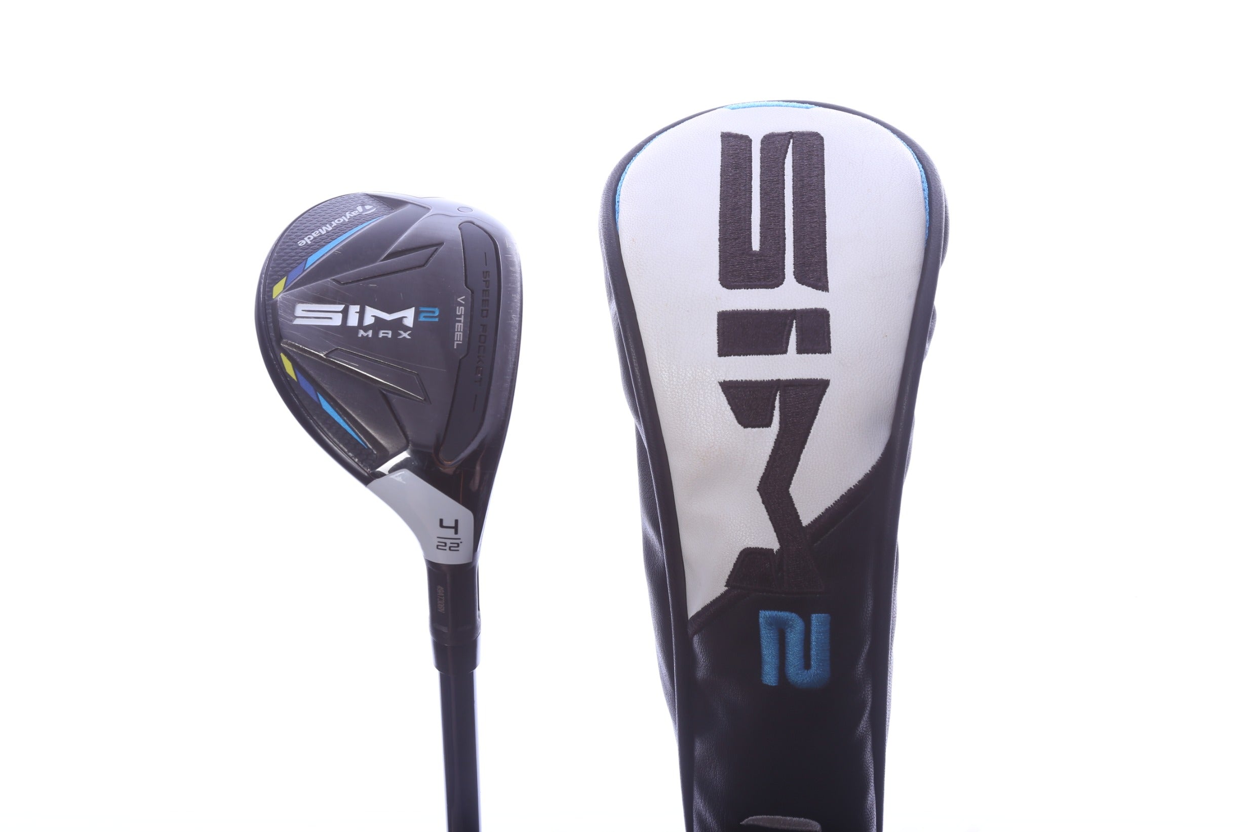 Used TaylorMade SIM2 MAX Rescue 4H Hybrid - Right-Handed - 22 Degrees - Regular Flex-Next Round
