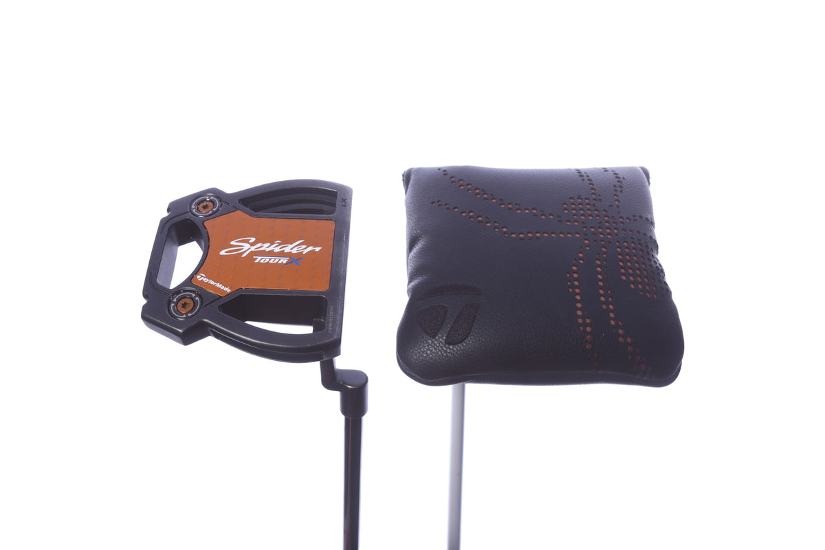 Used TaylorMade Spider Tour X Black L Neck Putter - Right-Handed - 34 in - Mallet