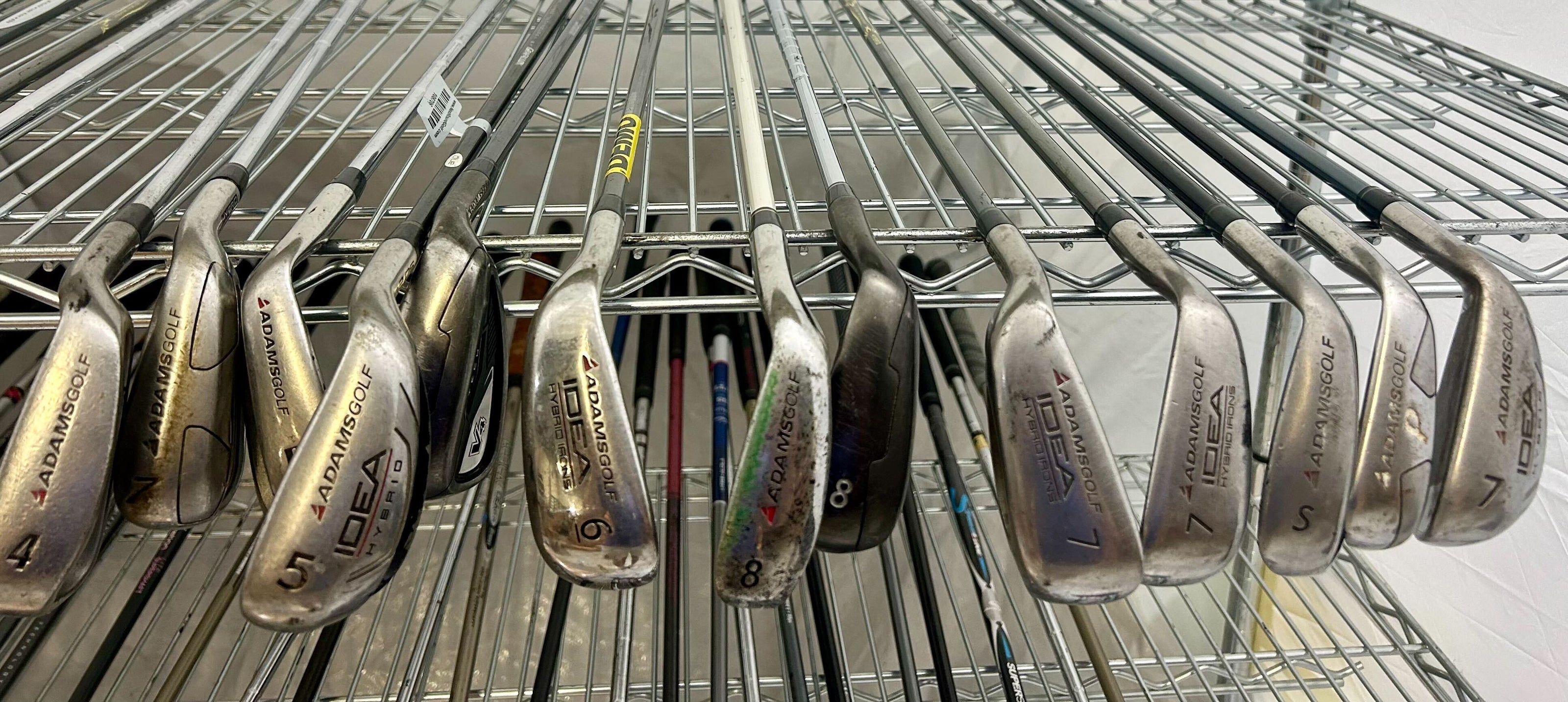 Wholesale Lot of 50 Golf Clubs - Right and Left handed - Adams Irons and Wedges-Next Round