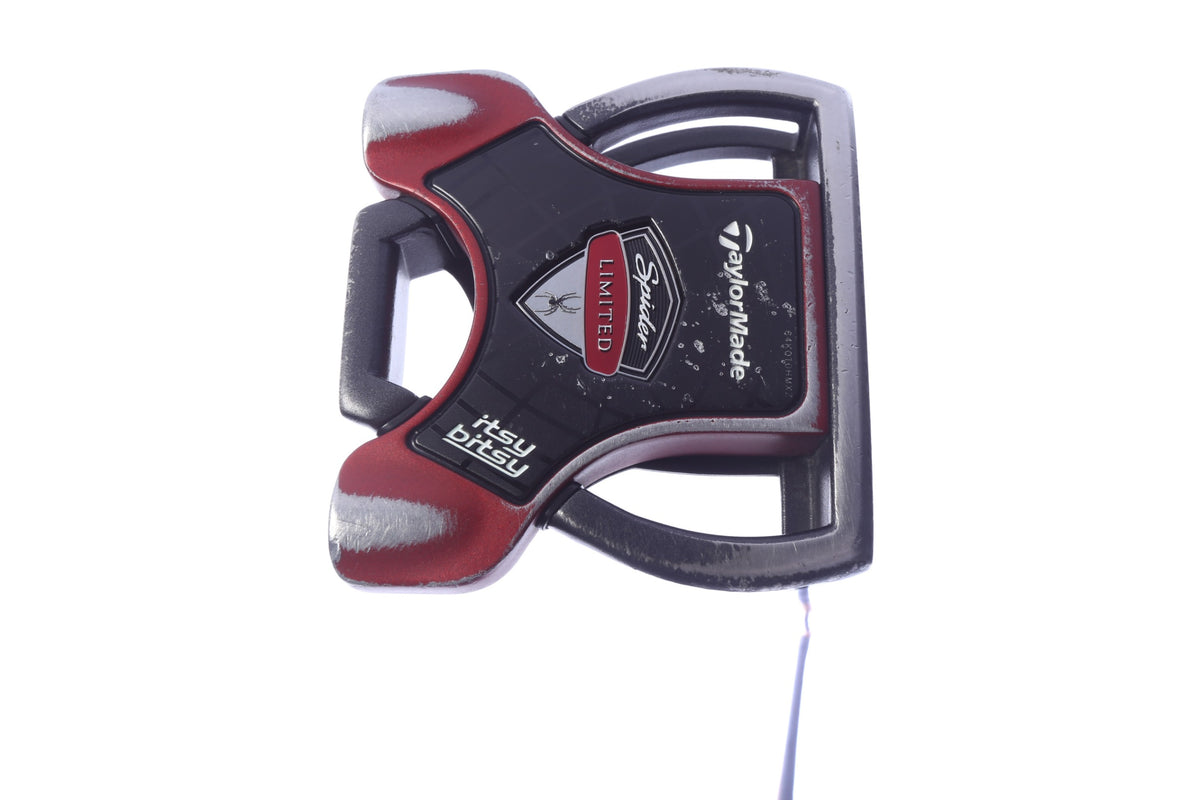 Used TaylorMade Spider Limited Red Itsy Bitsy Putter - Right-Handed - 35 in - Mallet