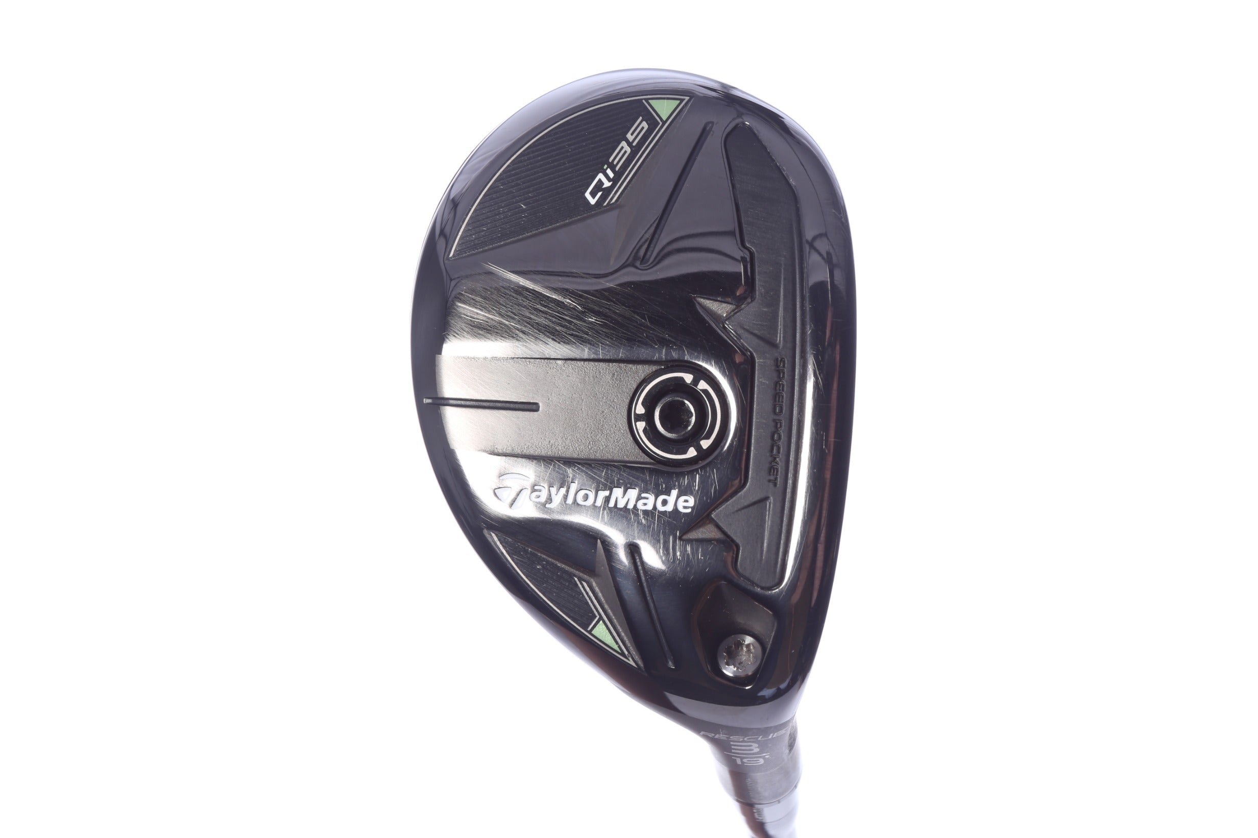 Used TaylorMade Qi35 Rescue 3H Hybrid - Right-Handed - 19 Degrees - Regular Flex-Next Round