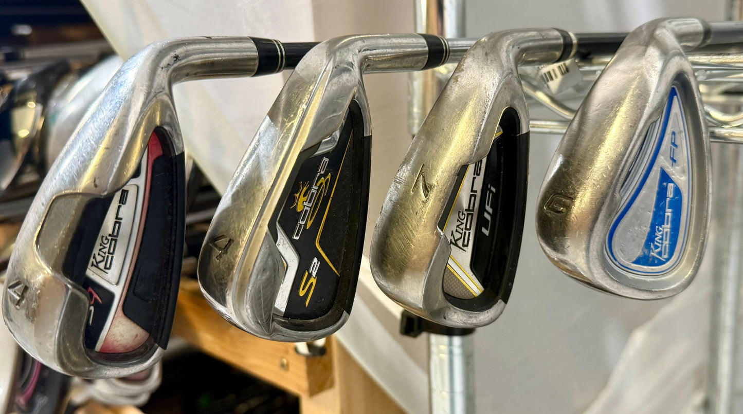 50 Assorted Cobra & TaylorMade Irons & Wedges-Next Round