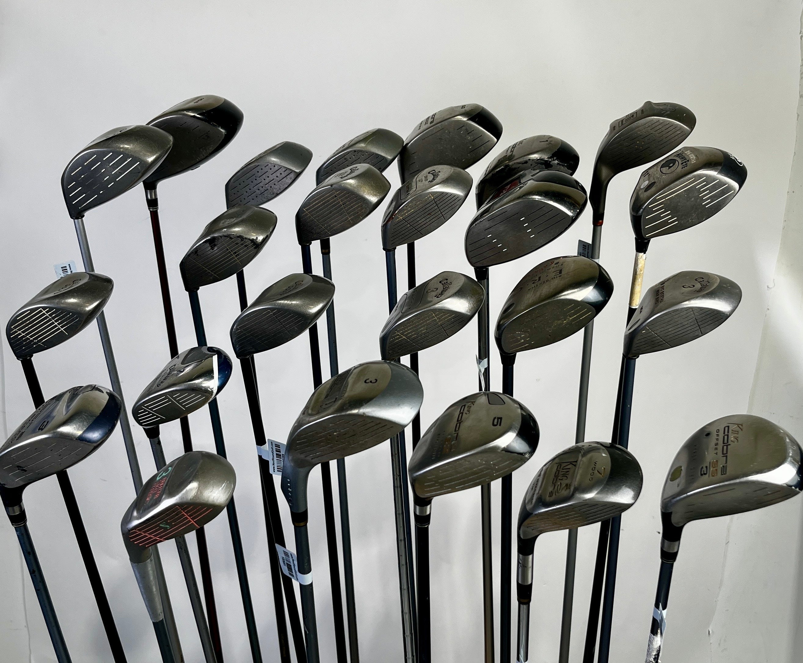 Wholesale Lot of 24 Callaway And King Cobra Drivers and Fairway Woods-Next Round