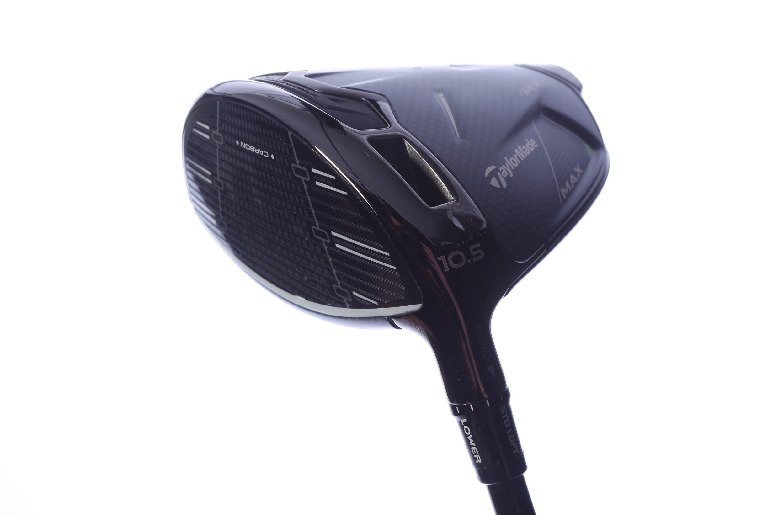 Used TaylorMade Qi35 MAX Driver - 10.5 Degrees - Stiff Flex Project X HZRDUS Smoke Red RDX - Left-Handed