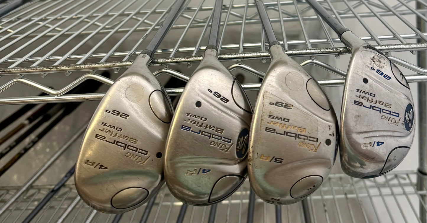 Wholesale Lot of 30 Golf Clubs - Cobra Baffler Hybrids-Next Round