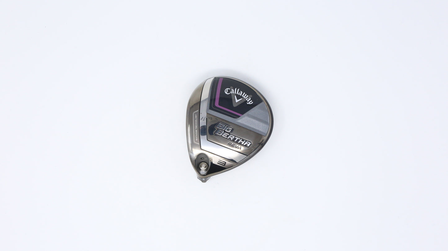 Used Callaway Big Bertha REVA 2023 Fairway Wood - HEAD ONLY - Left-Handed - 15 Degrees-Next Round