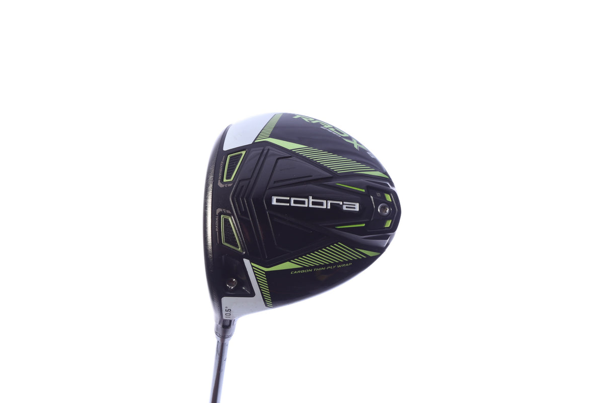 Used Cobra RAD Speed XB Driver - 10.5 Degrees - Stiff Flex Project X Hzrdus Smoke RDX - Left-Handed-Next Round