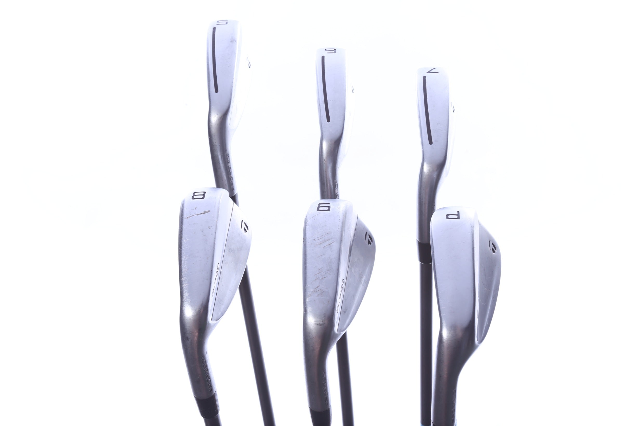 Used TaylorMade 2023 P790 Iron Set - Left-Handed - 5-PW - Seniors Flex-Next Round