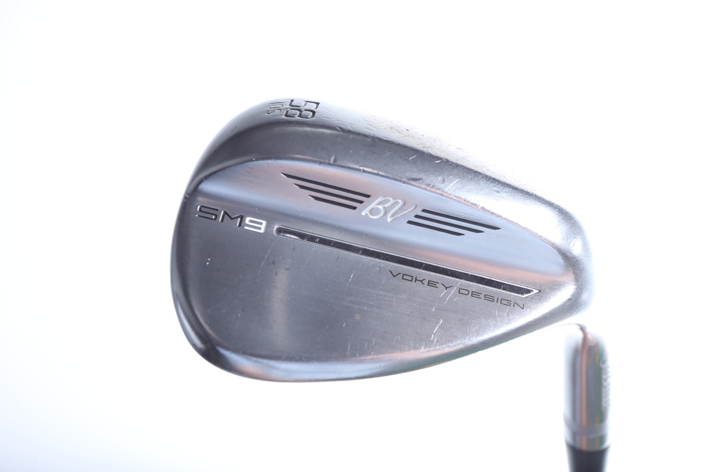 Used Titleist Vokey SM9 Tour Chrome Lob Wedge - Right-Handed - 58 Degrees - Stiff Flex-Next Round