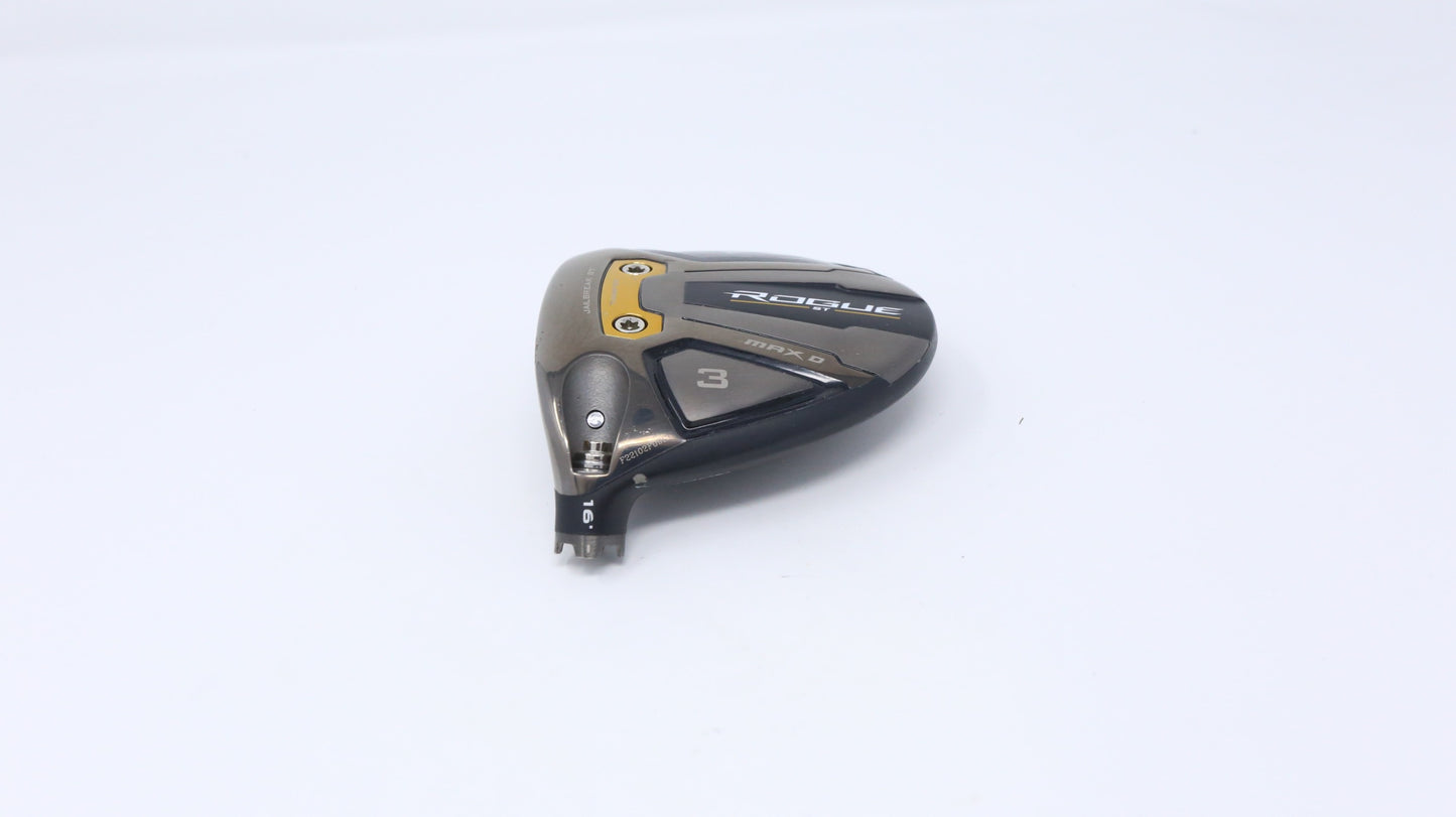 Used Callaway Rogue ST Max Draw 3-Wood - HEAD ONLY - Left-Handed - 16 Degrees-Next Round