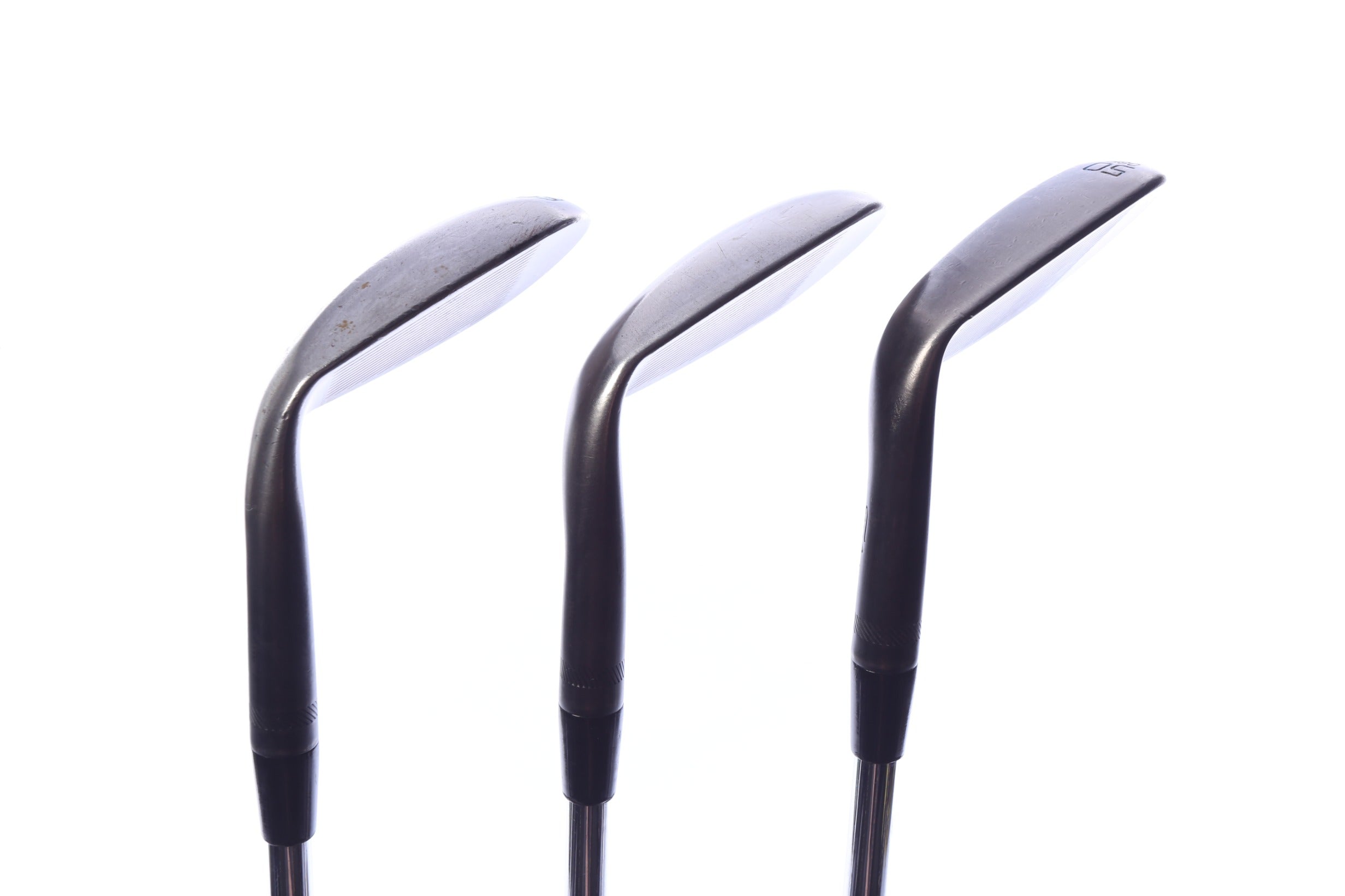 Used Titleist Vokey SM9 Jet Black Wedge Set - Right-Handed - 50*, 56*, 60* - Extra Stiff Flex-Next Round
