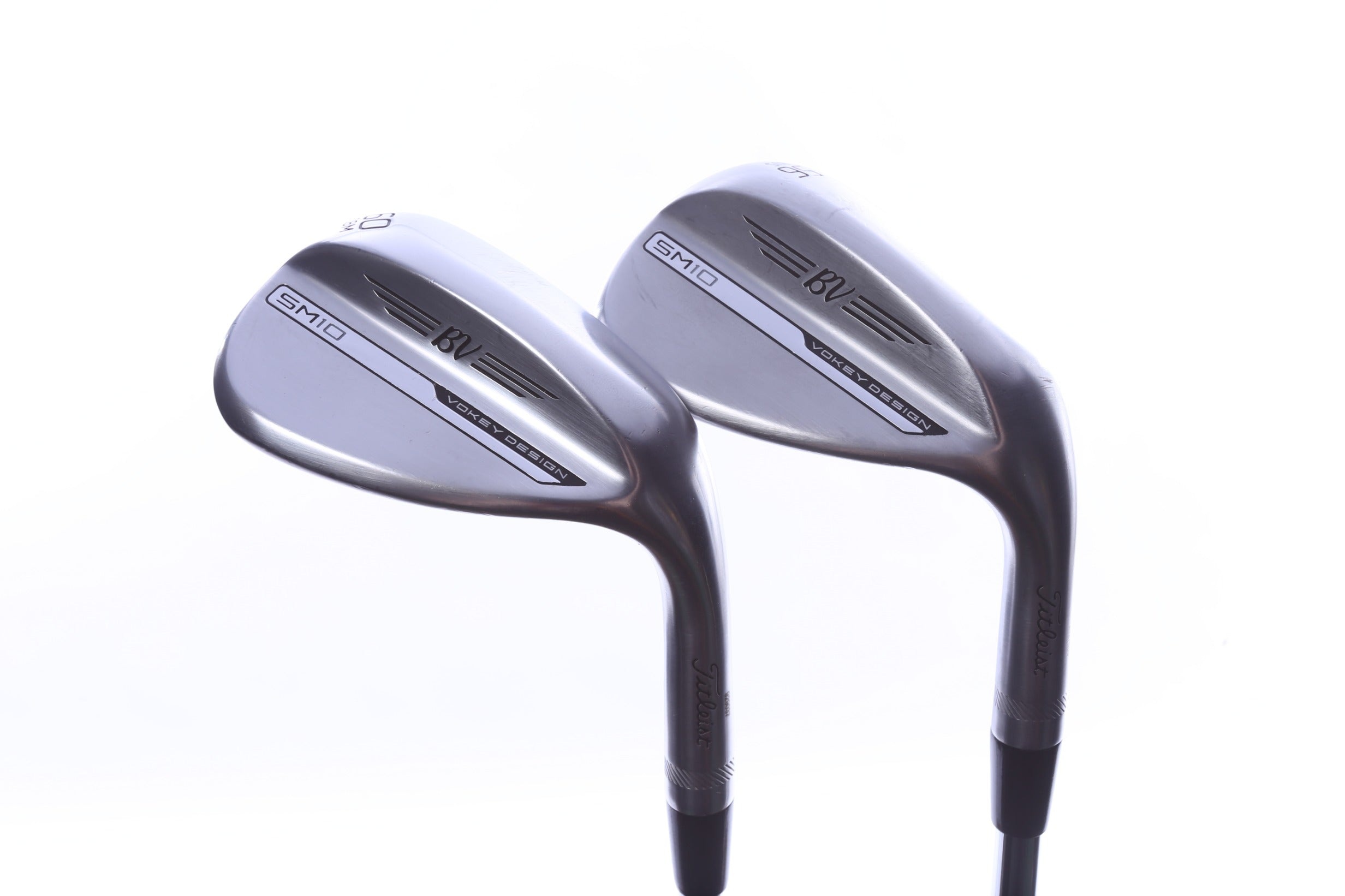 Used Titleist Vokey SM10 Tour Chrome Wedge Set - Right-Handed - 56*, 60* - Wedge Flex-Next Round