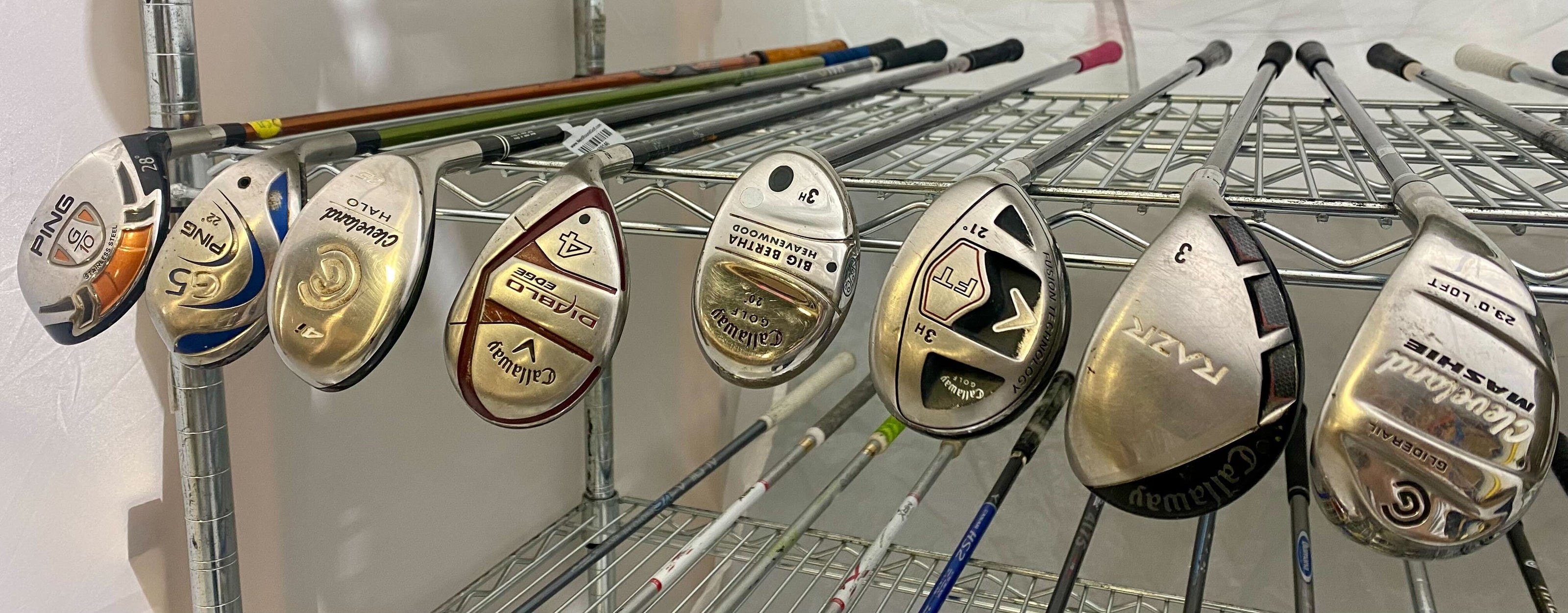 Wholesale Lot of 30 Golf Clubs - Assorted Hybrids-Next Round