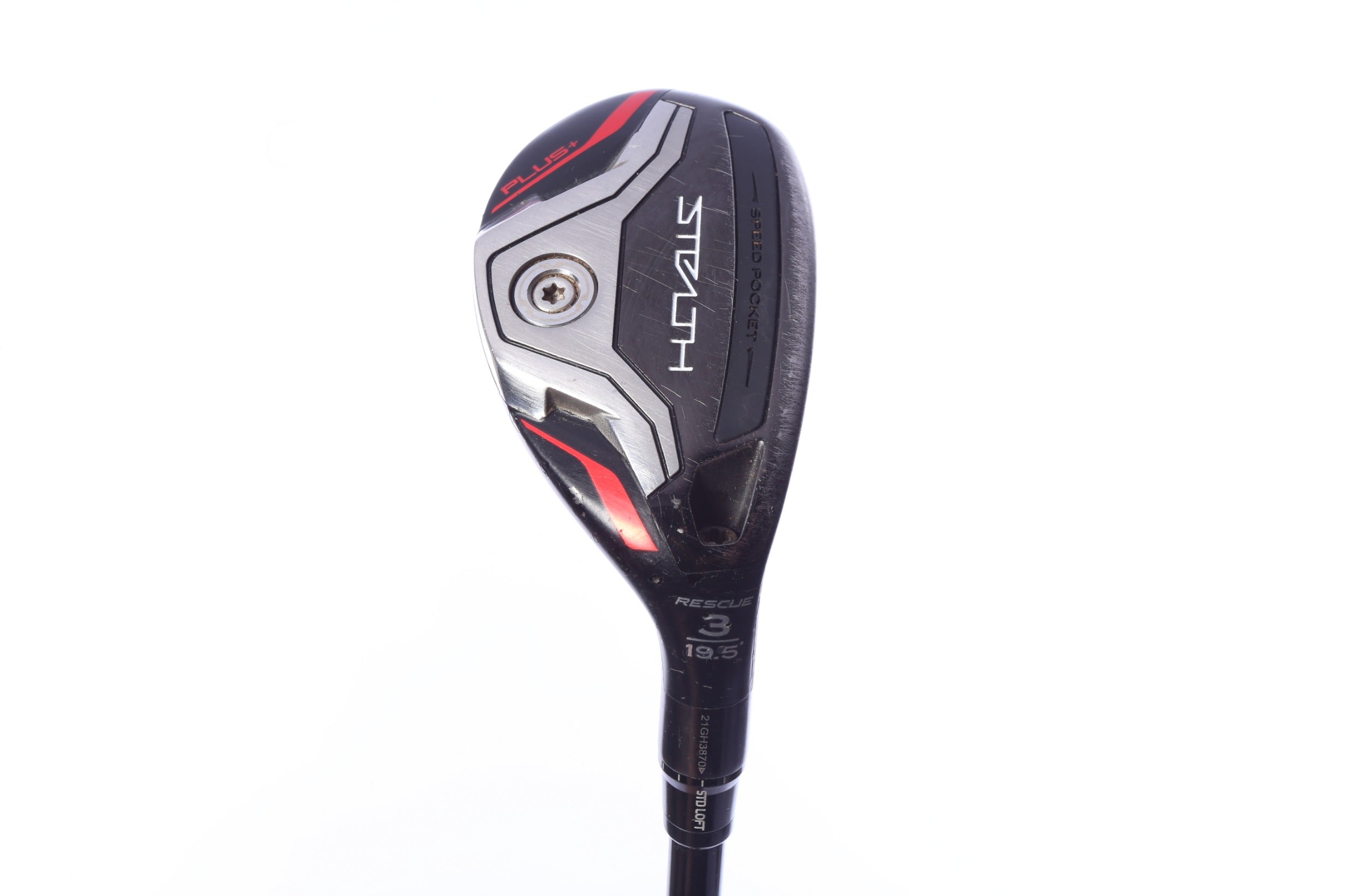 Used TaylorMade STEALTH PLUS Rescue 3H Hybrid - Right-Handed - 19 Degrees - Stiff Flex