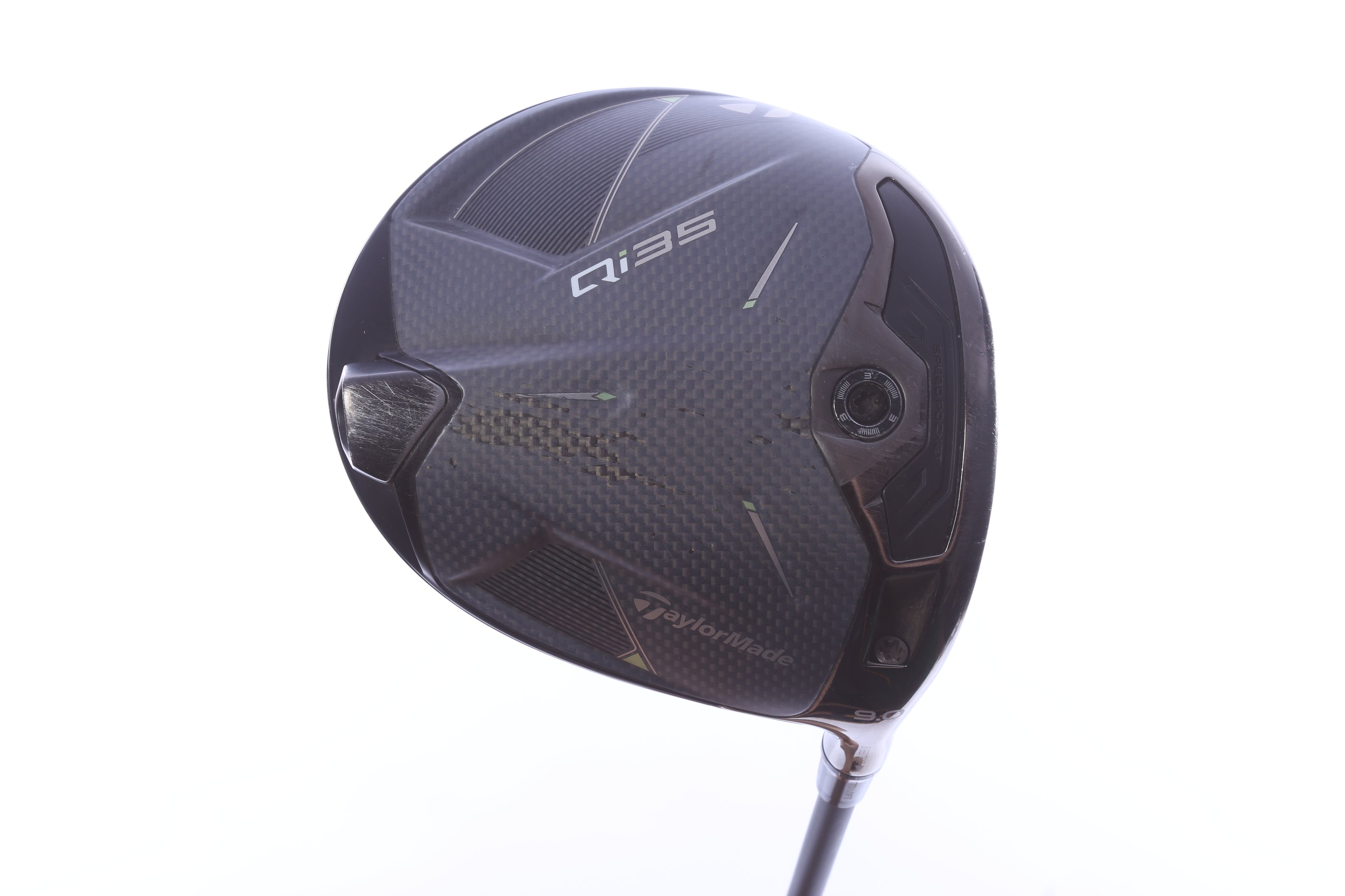 Used TaylorMade Qi35 Driver - 9 Degrees - Stiff Flex Mitsubishi Reax MR 50 - Right-Handed-Next Round