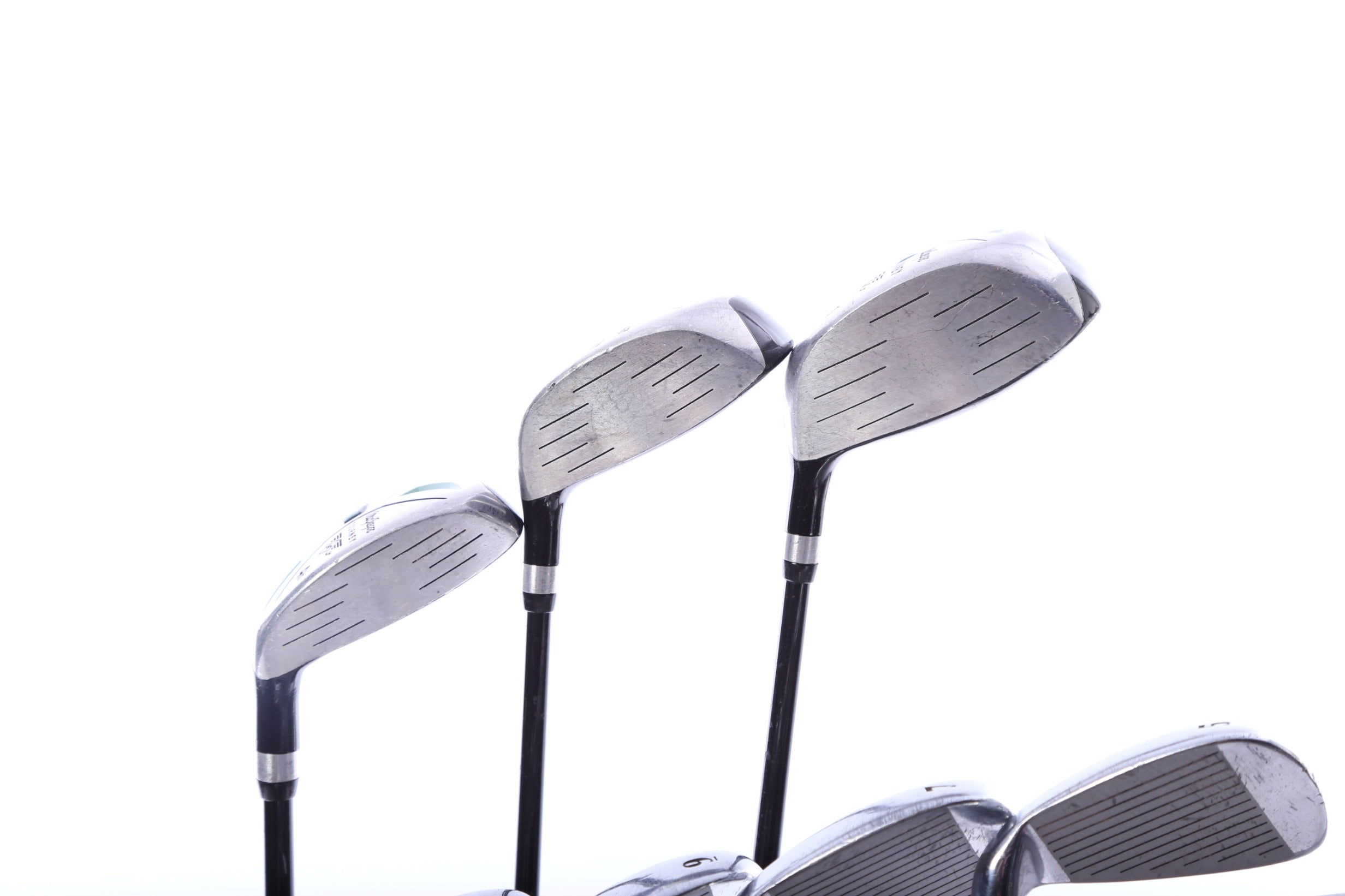 Used MacGregor Tourney MT JR Complete Set - Right-Handed - Driver, 3W, 4H, 5i, 7i, 9i, PW, Putter - Youth Flex-Next Round