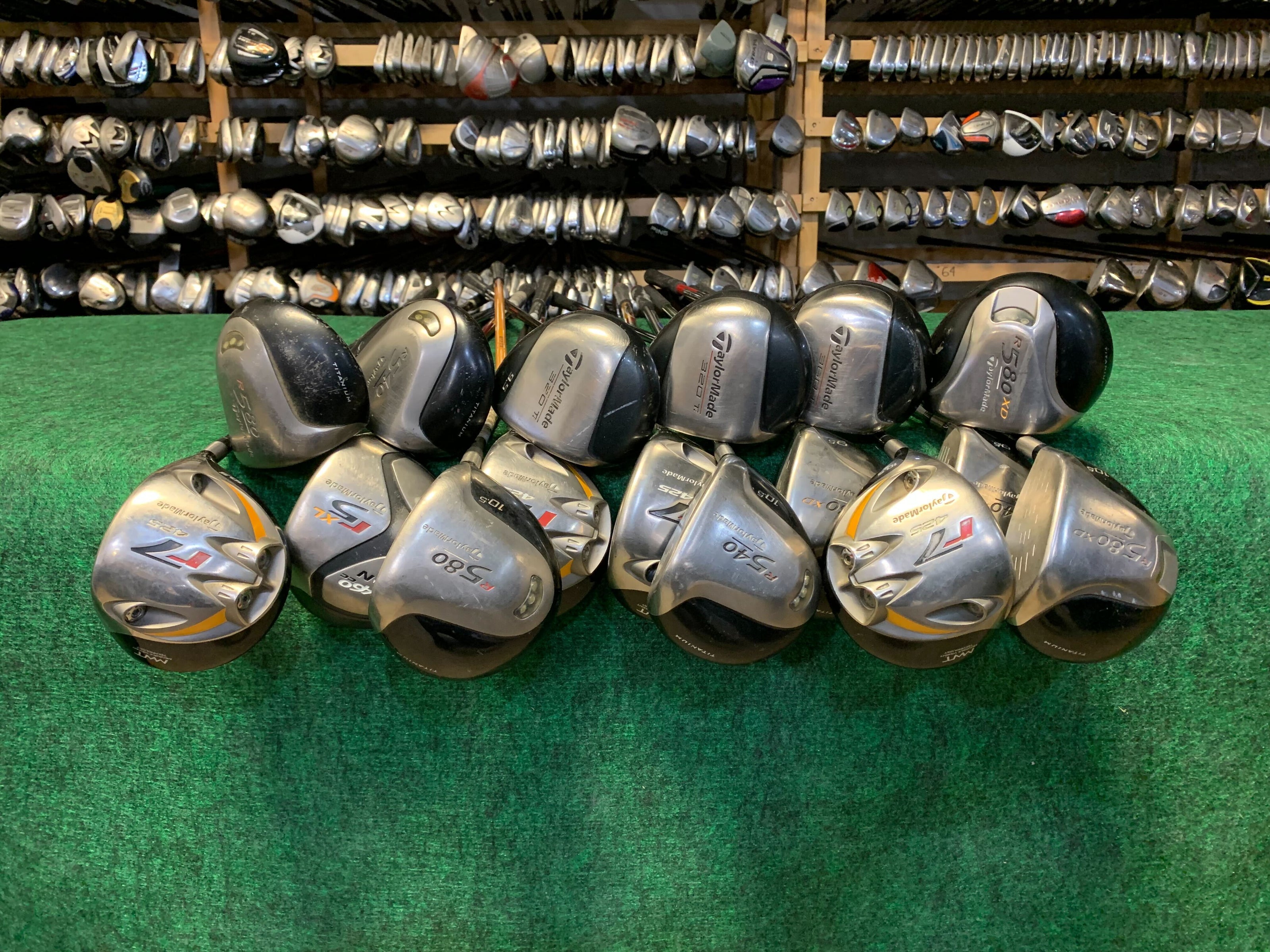 Wholesale Lot of 16 Golf Clubs - TaylorMade Drivers-Next Round