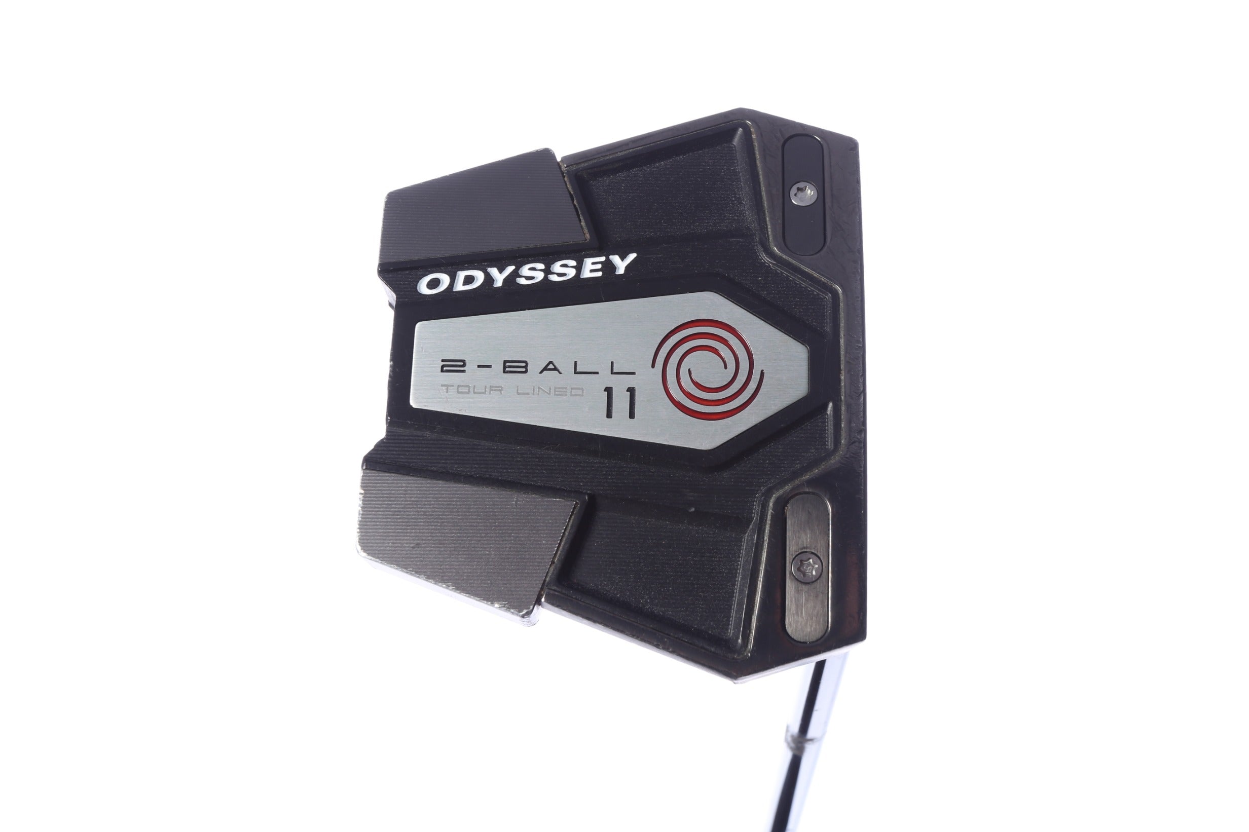 Used Odyssey Eleven 2-Ball Tour Lined S Red Stroke Lab PSTL Right