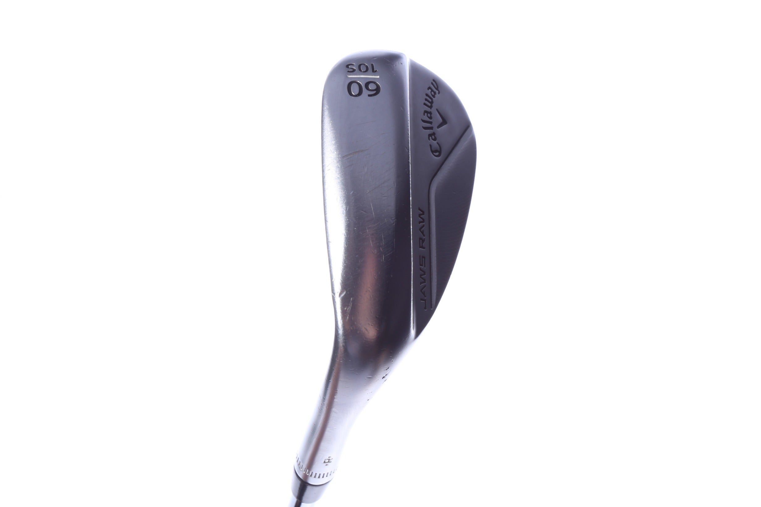 Used Callaway JAWS Raw Chrome Lob Wedge - Left-Handed - 60 Degrees - Wedge Flex-Next Round