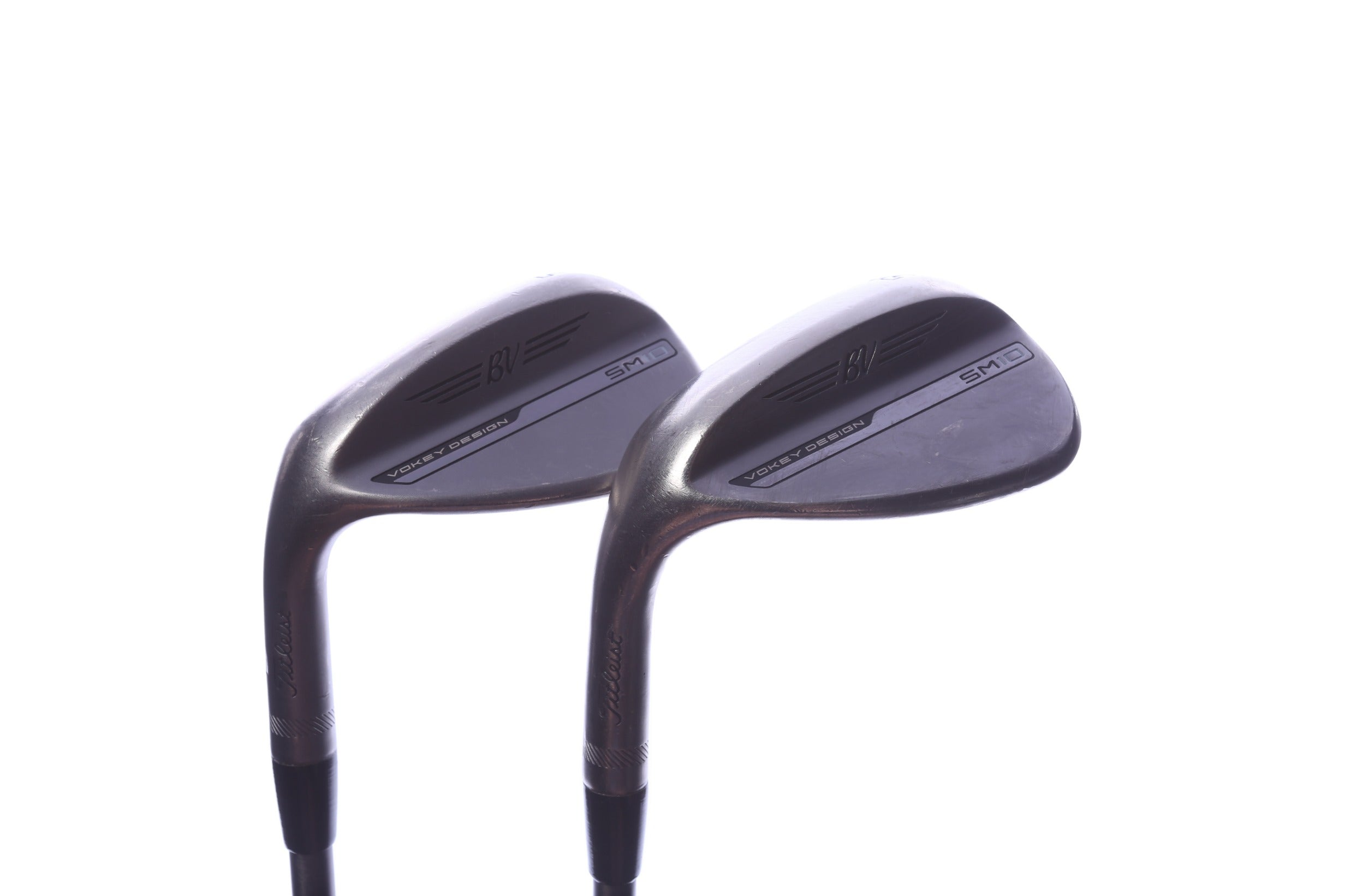 Used Titleist Vokey SM10 Nickel Wedge Set - Left-Handed - 54*, 58* - Wedge Flex