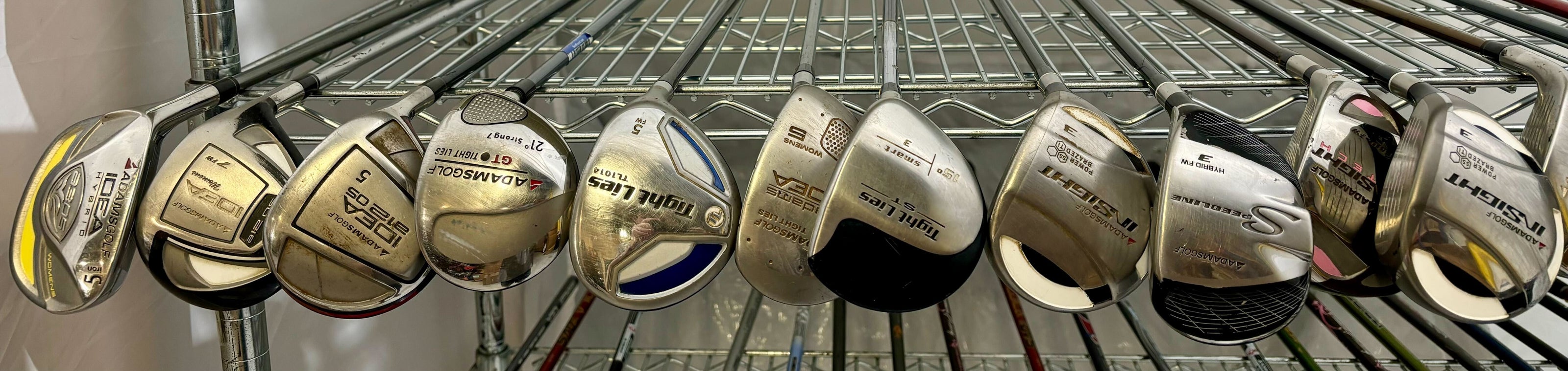 Wholesale Lot of 40 Golf Clubs - Adams Fairway Woods and Hybrids-Next Round