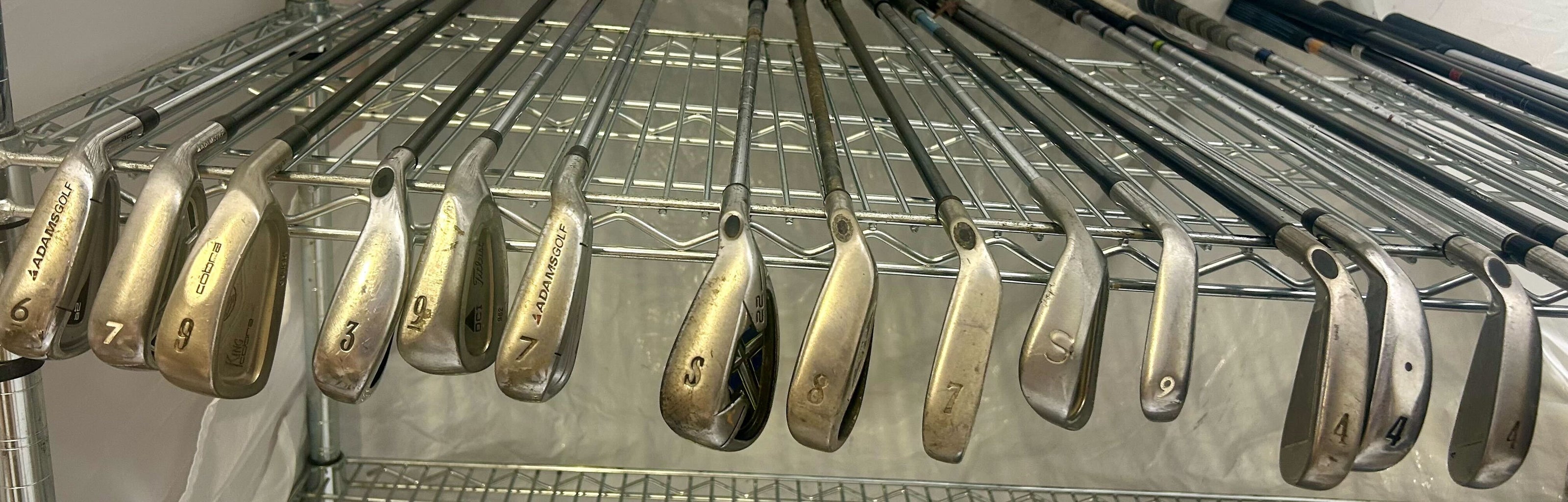 Wholesale Lot of 50 Golf Clubs - Assorted Callaway, Ping, and Cobra single irons-Next Round