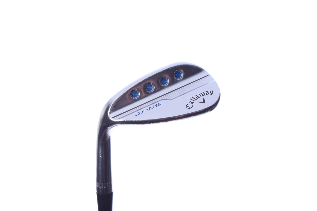 Used Callaway JAWS MD5 Chrome Sand Wedge - Left-Handed - 56 Degrees - Stiff Flex